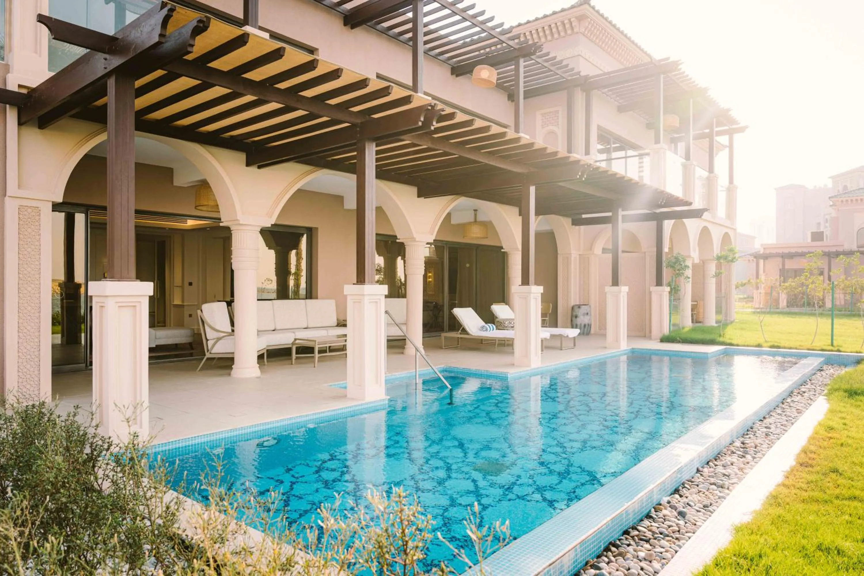 Pool view in Royal Saray Resort