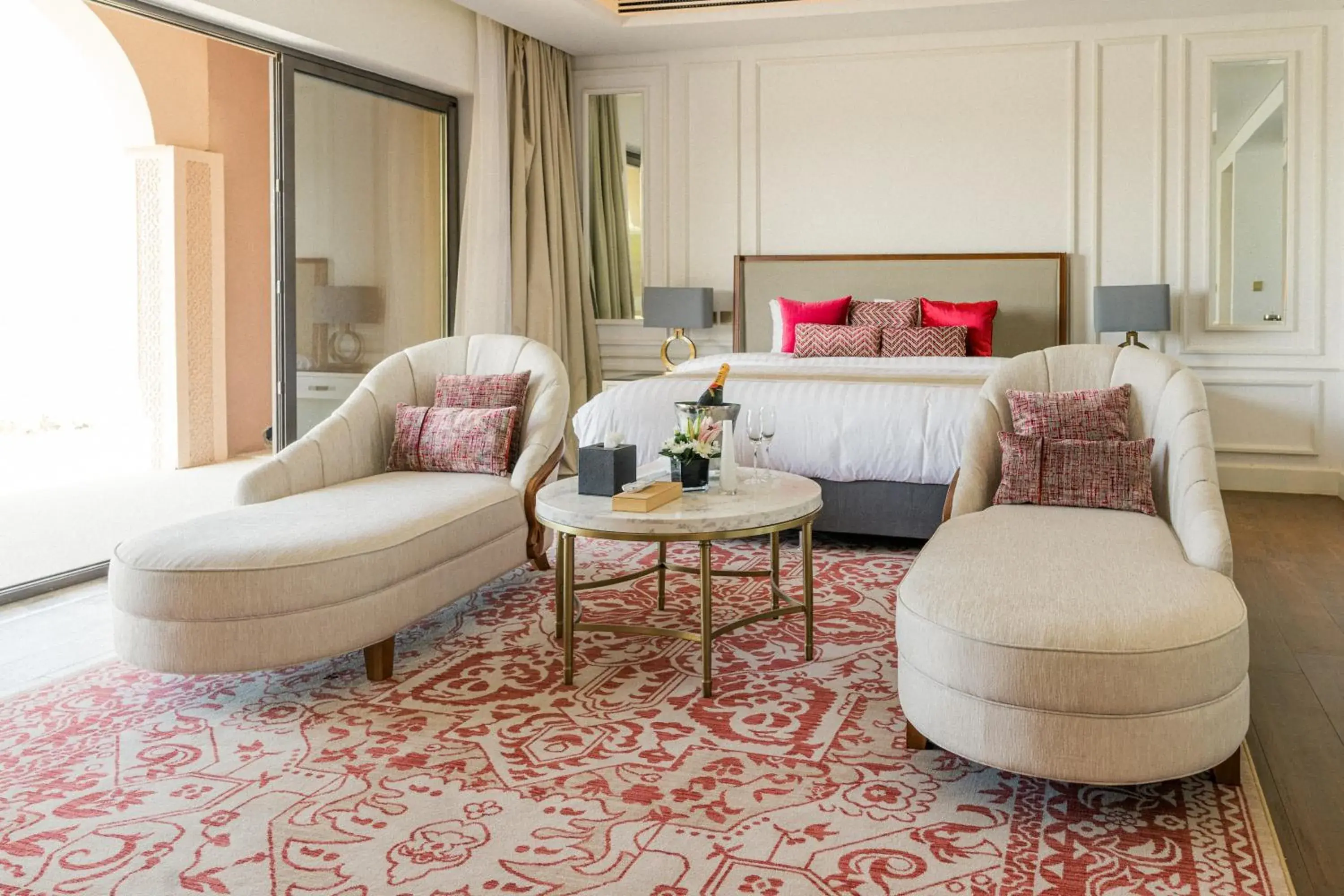 Bed in Royal Saray Resort
