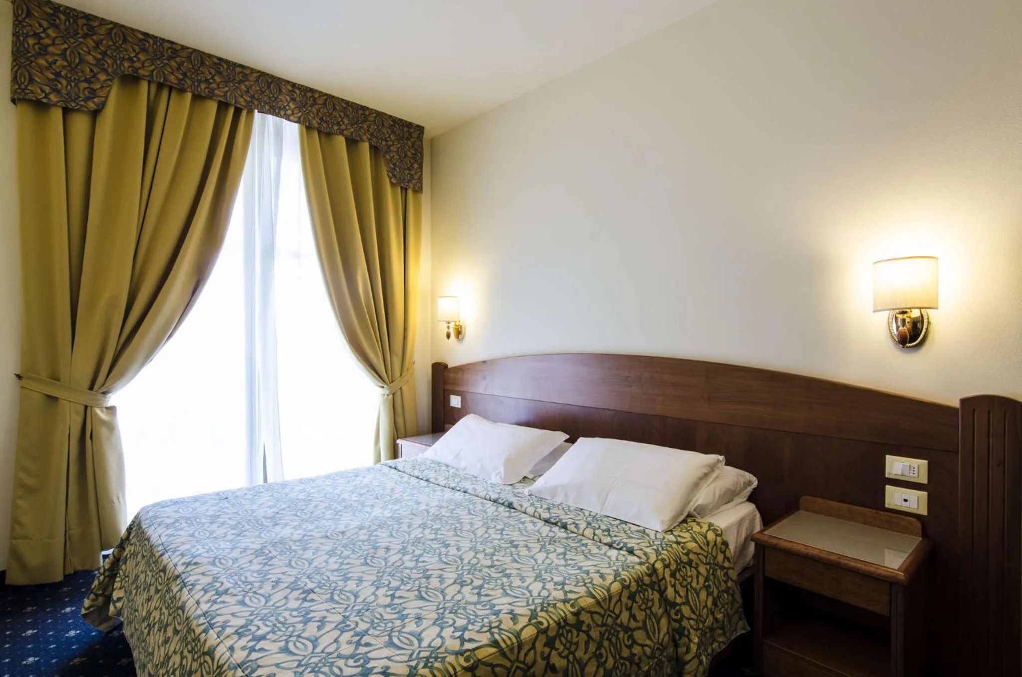 Bed in Hotel Smeraldo