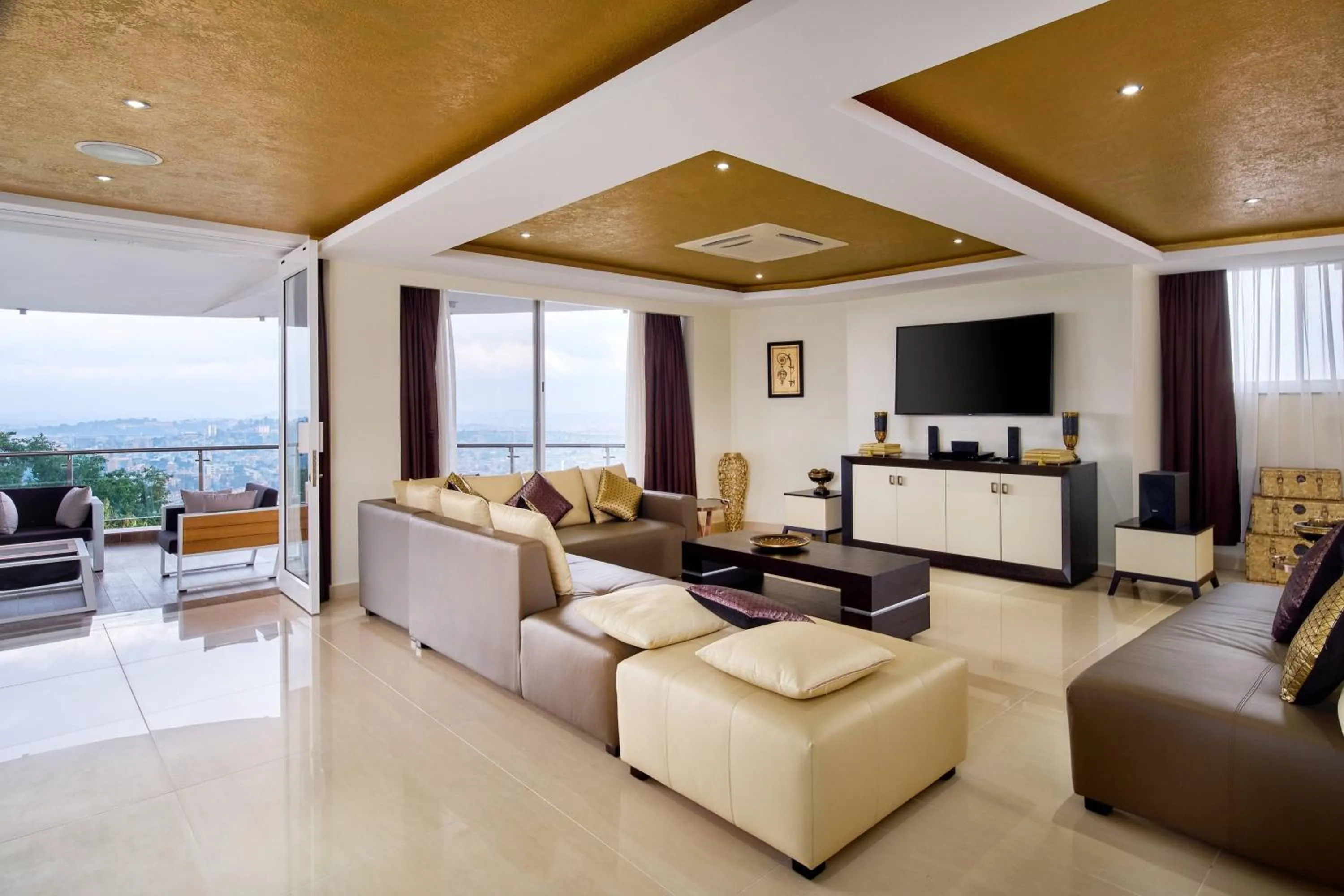 Living room in Protea Hotel by Marriott Kampala Skyz
