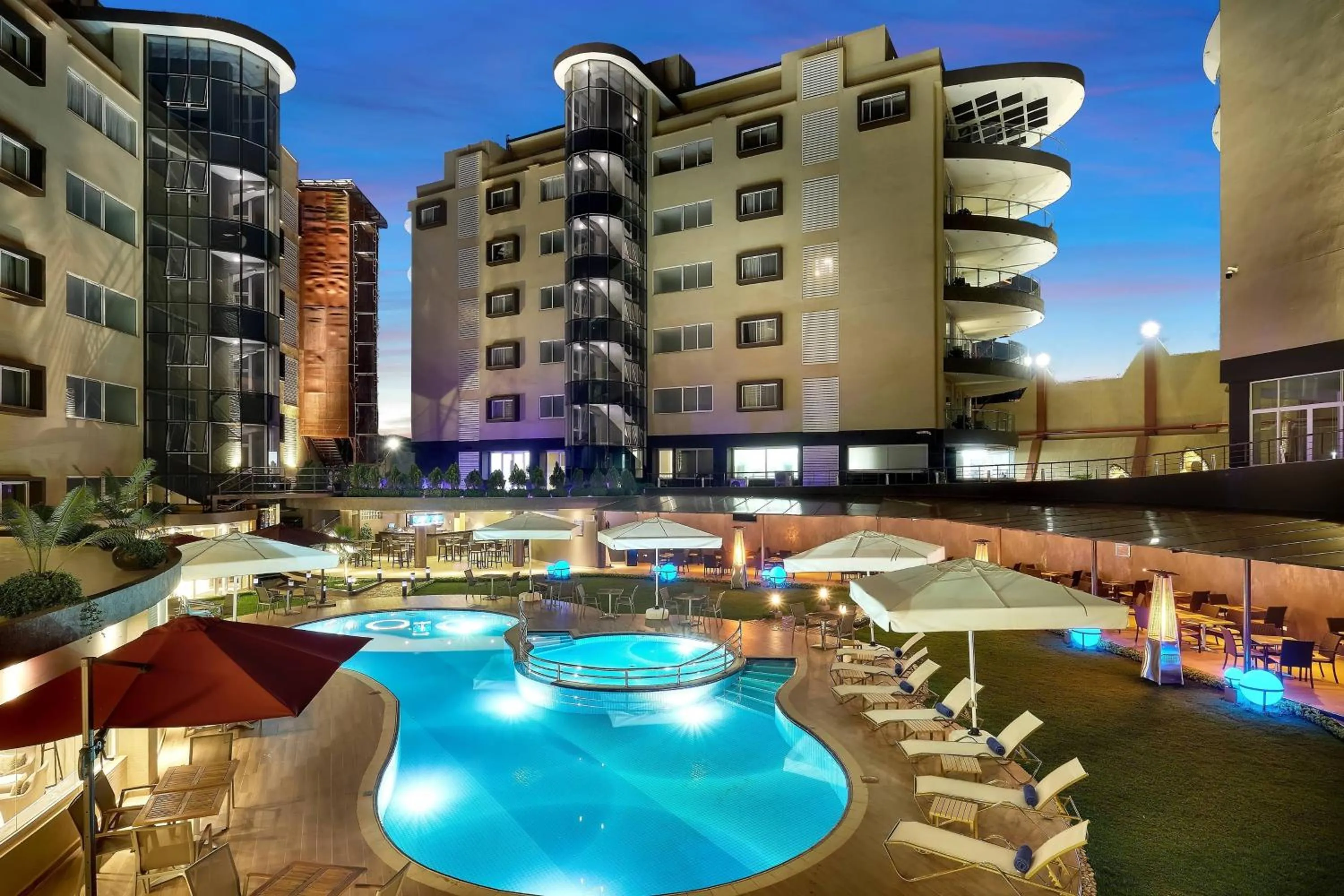 Swimming pool in Protea Hotel by Marriott Kampala Skyz