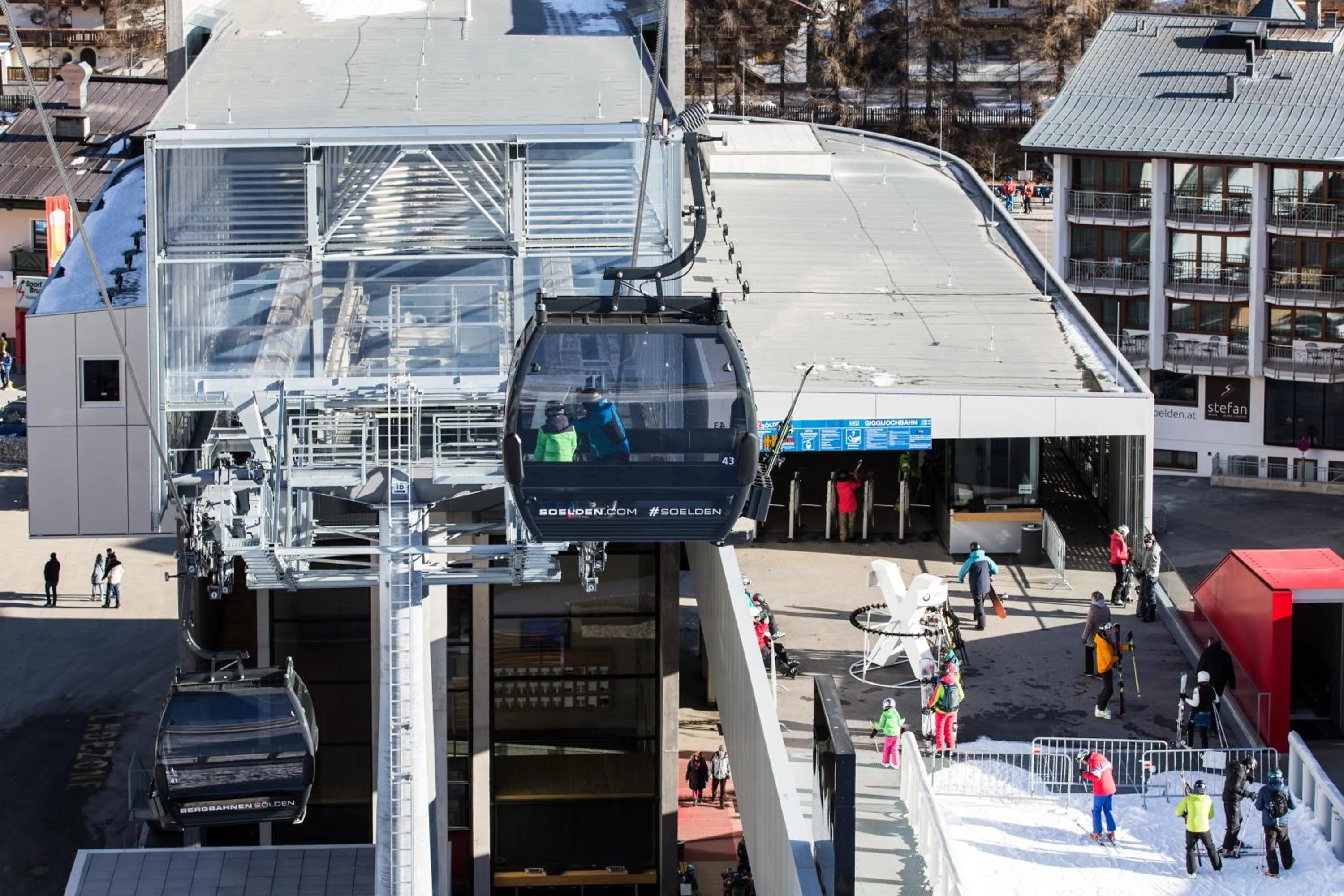 Skiing in stefan Hotel