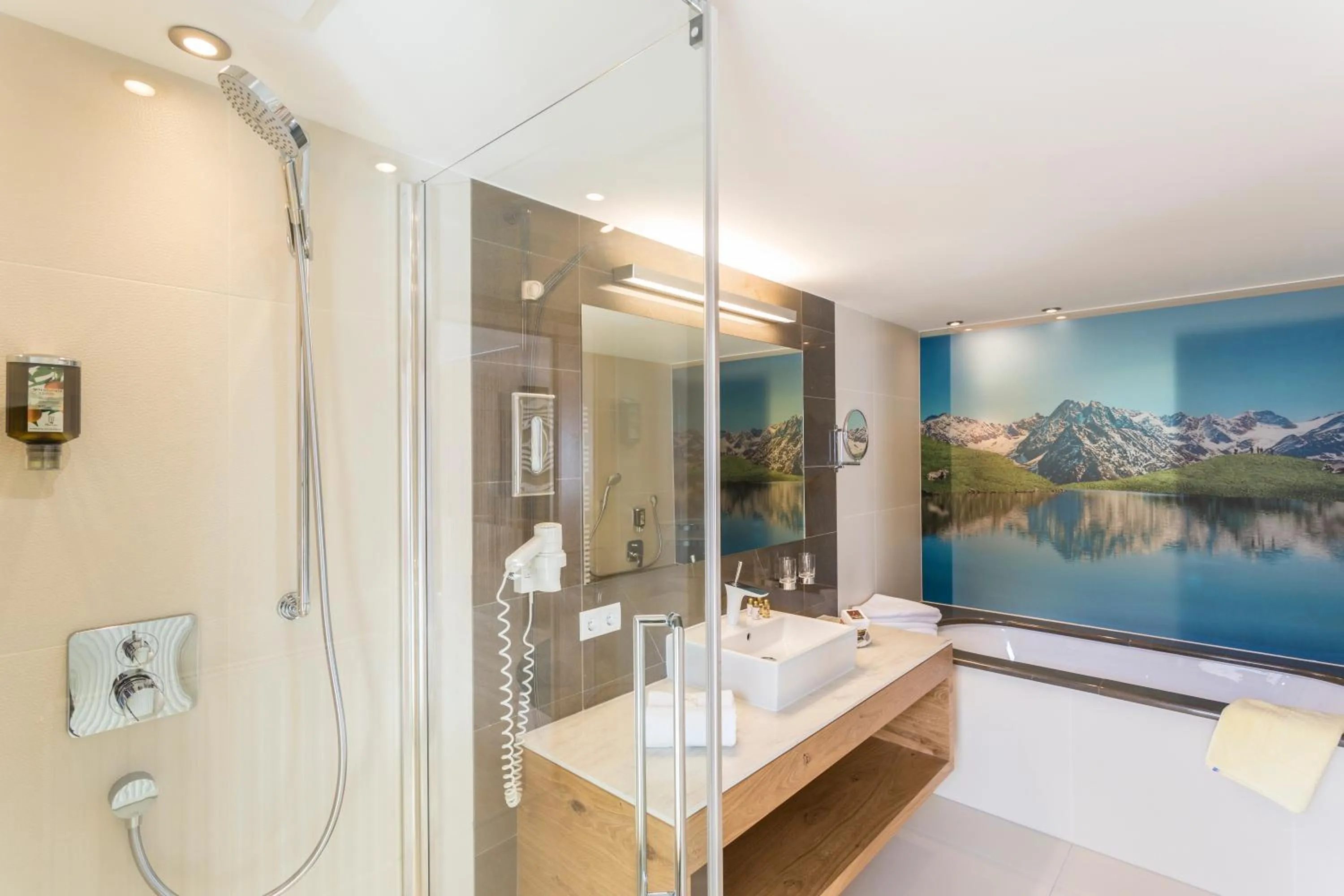 Bathroom in stefan Hotel