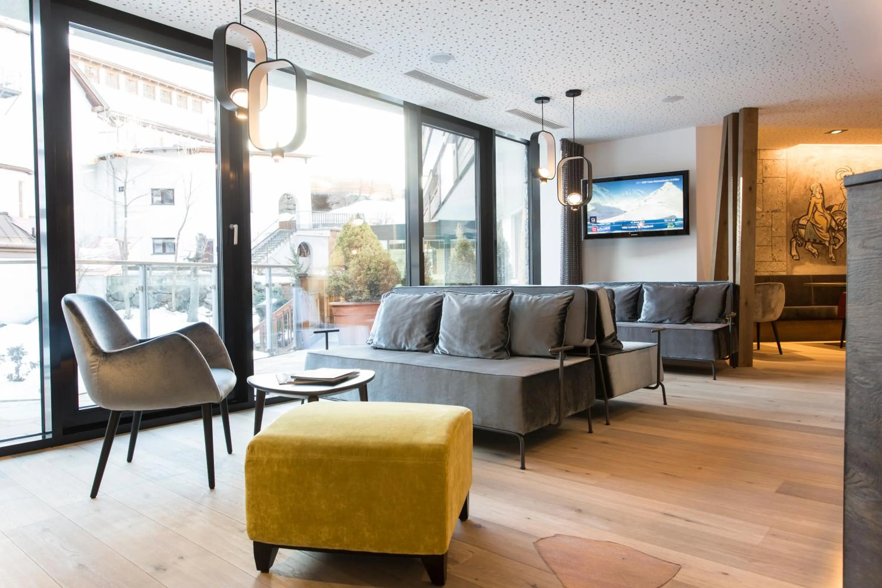 Lobby or reception in stefan Hotel