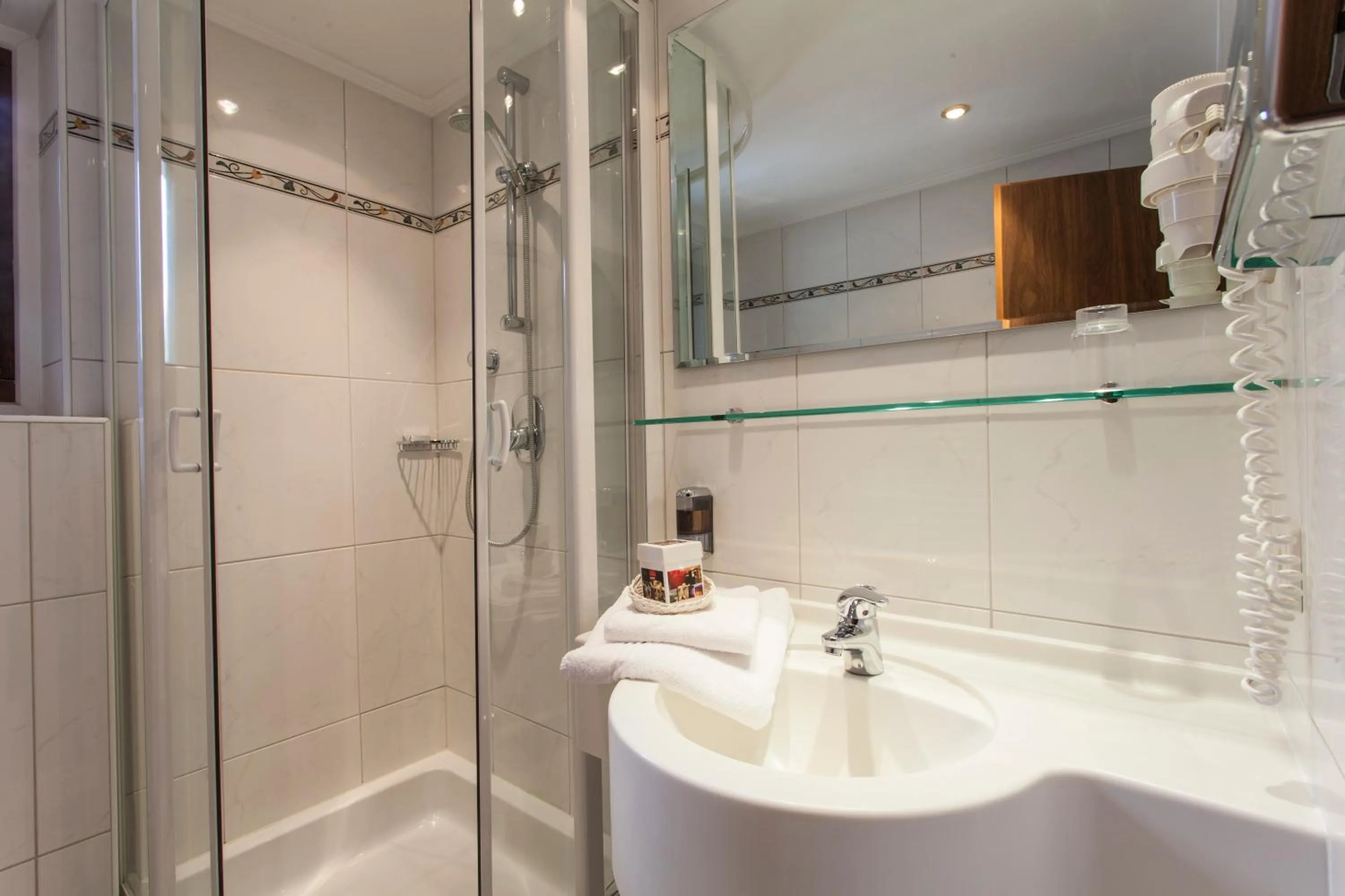 Bathroom in stefan Hotel