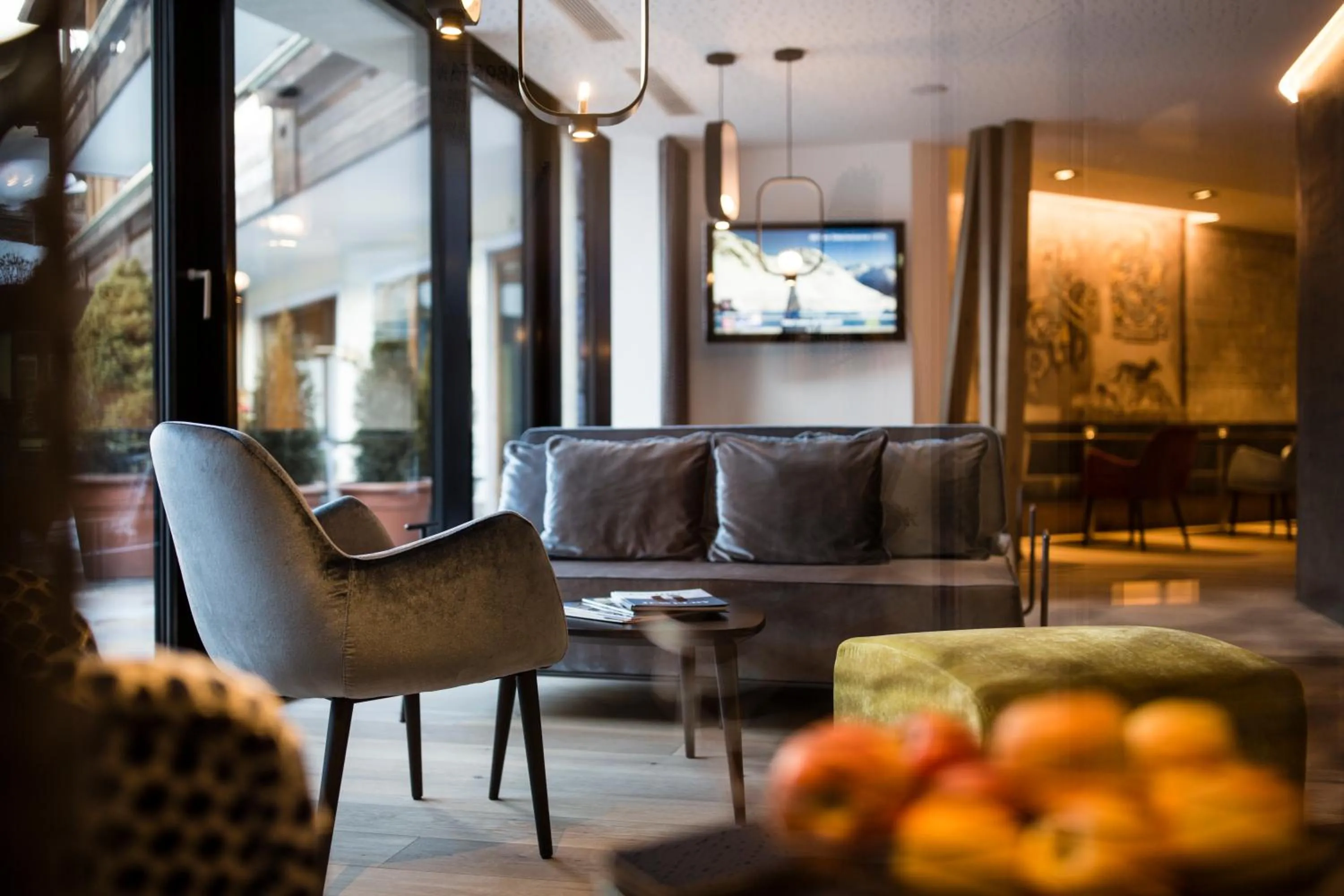 Lobby or reception in stefan Hotel