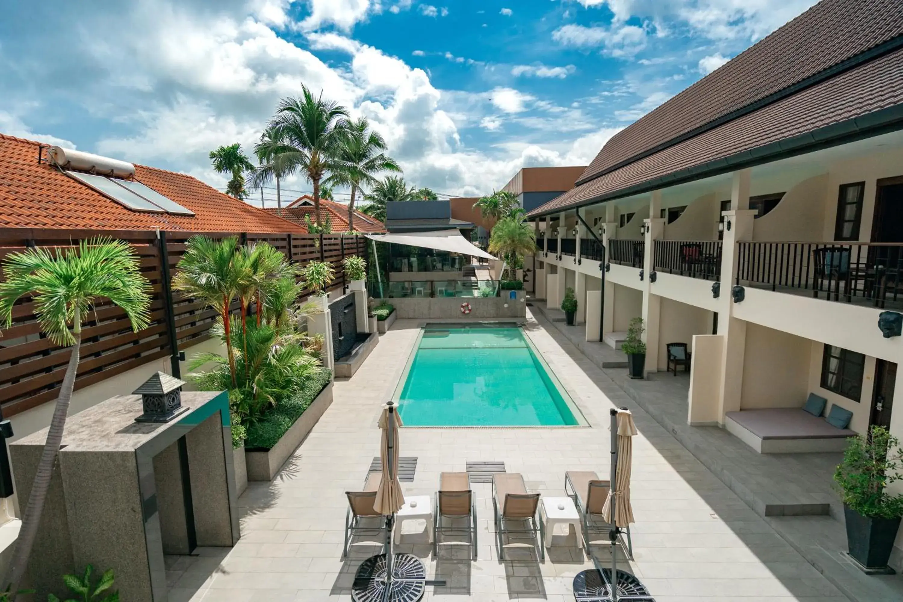 Pool view in Naiya Buree Boutique Resort Nai Harn Beach Pool view in Naiya Buree Boutique Resort Nai Harn Beach