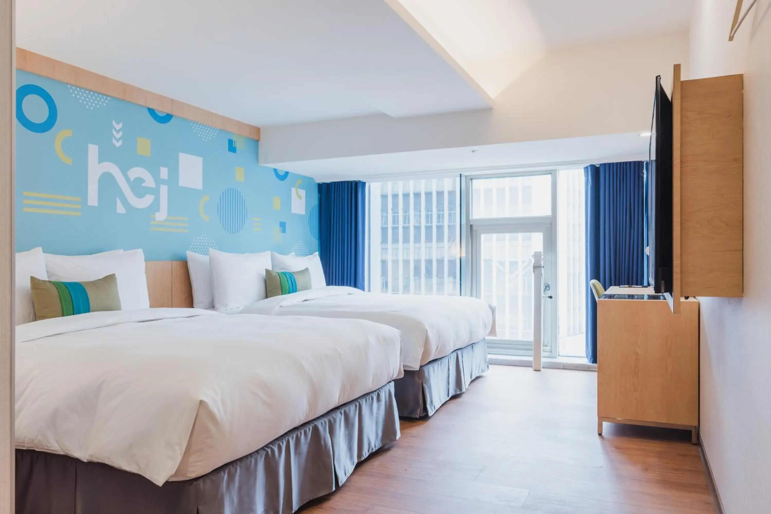 Photo of the whole room, Bed in Hej Taipei Photo of the whole room, Bed in Hej Taipei