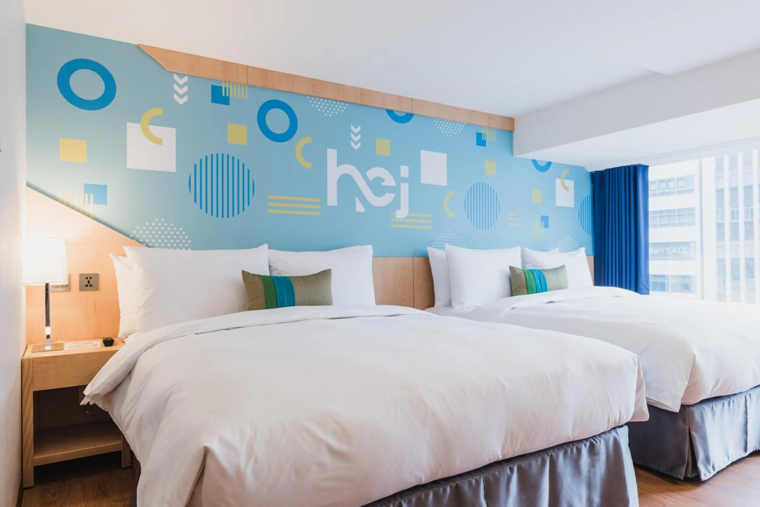 Photo of the whole room, Bed in Hej Taipei