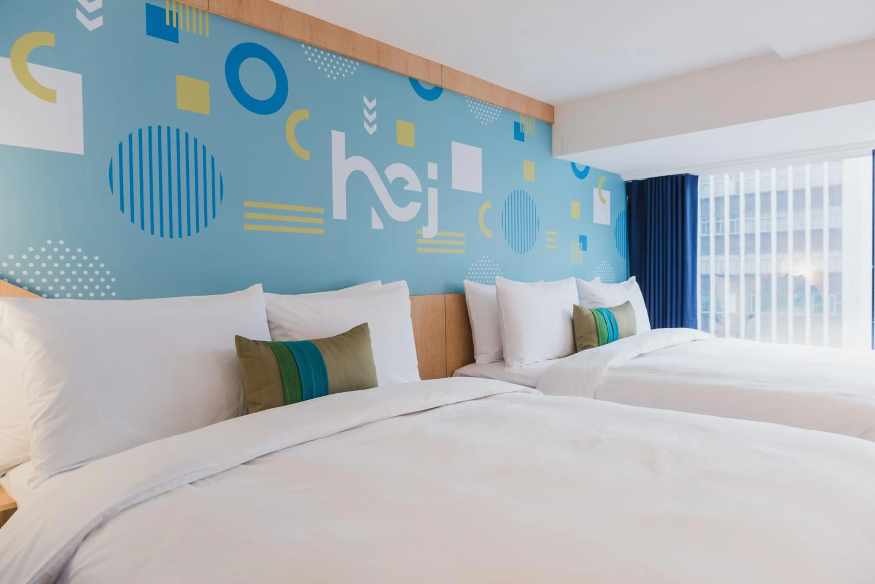 Photo of the whole room, Bed in Hej Taipei