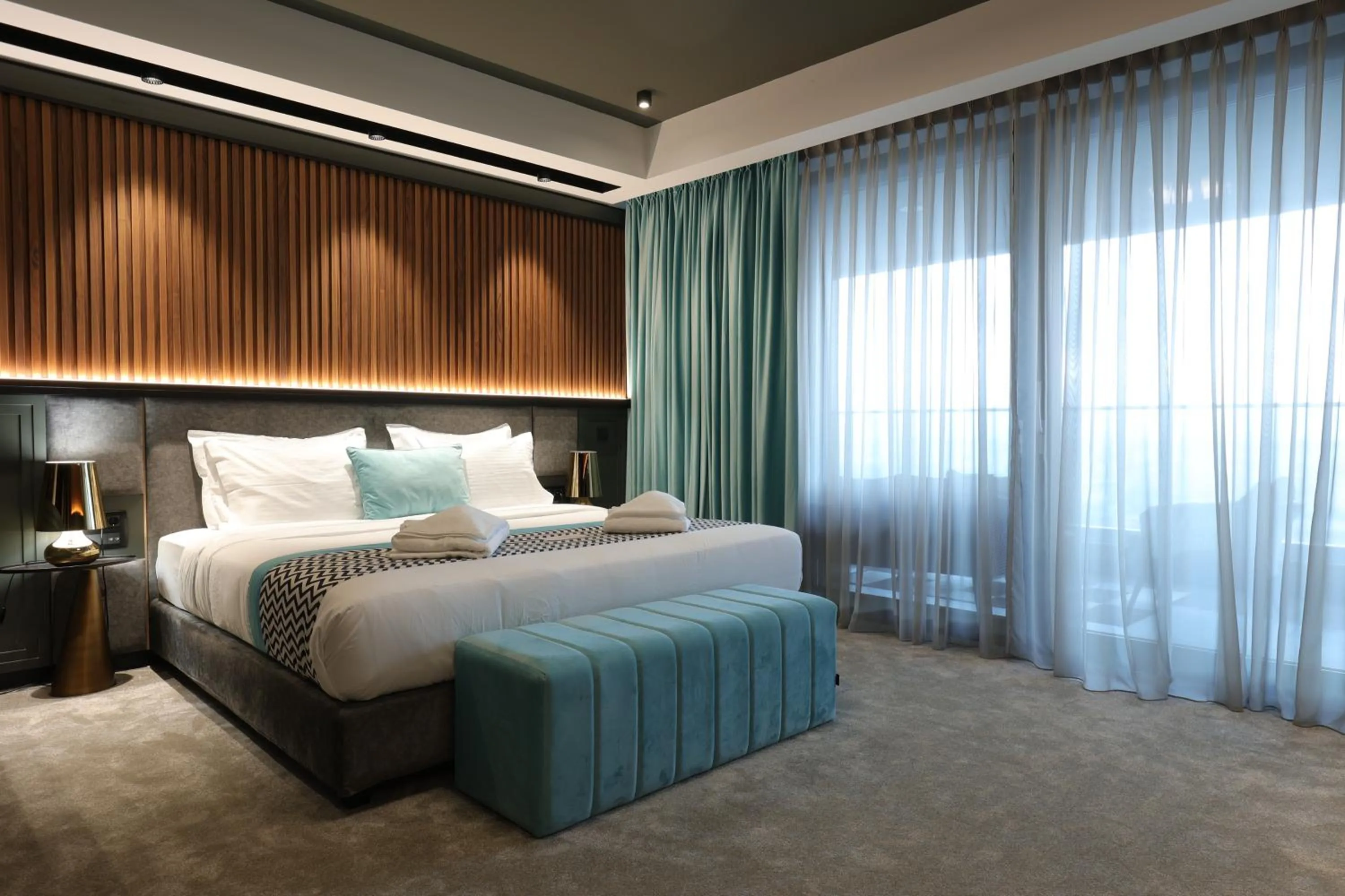 Bedroom, Bed in Panoramika Design Hotel