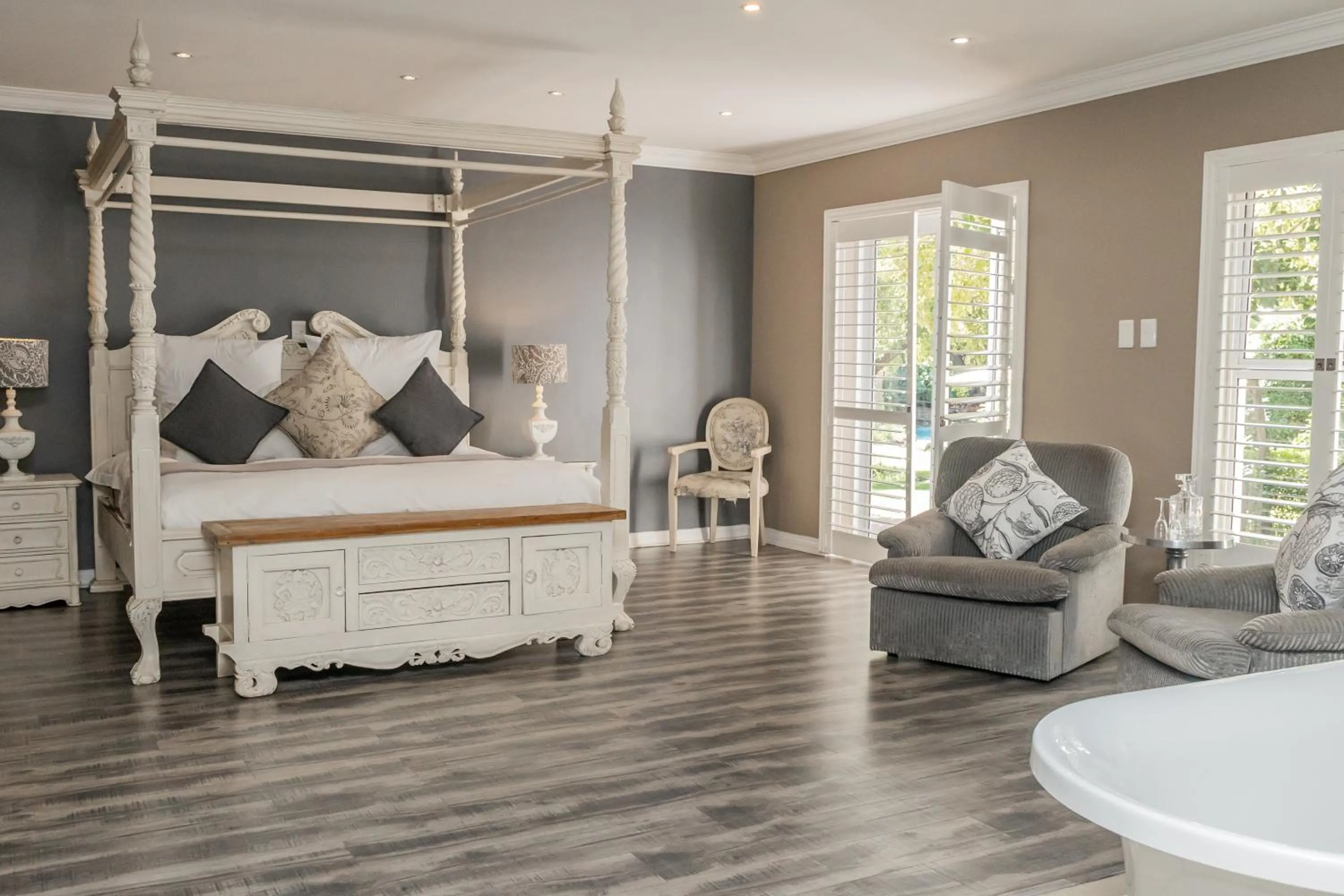 Bed in The Wesley Boutique Hotel & Spa