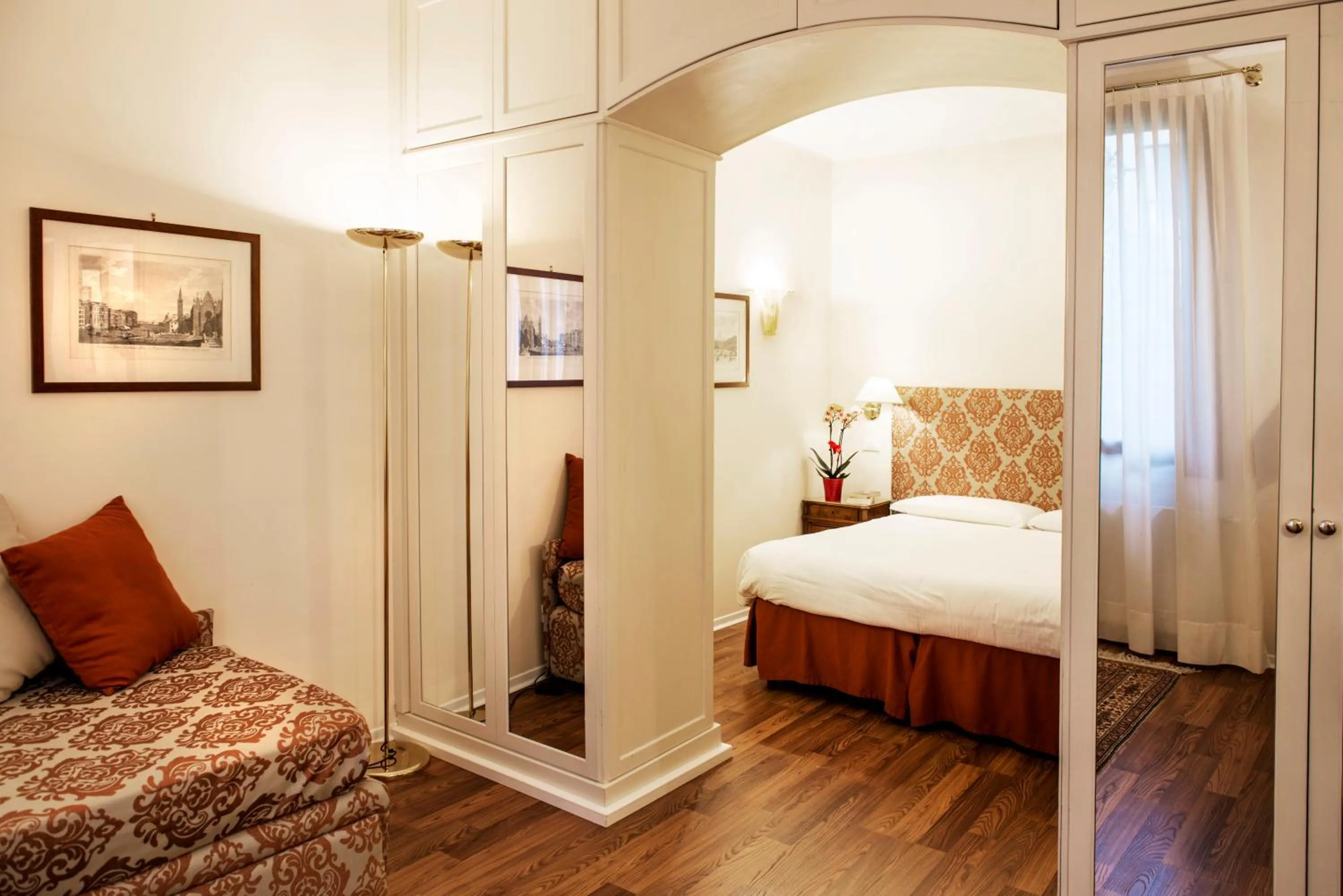 Bed in Hotel Agli Alboretti