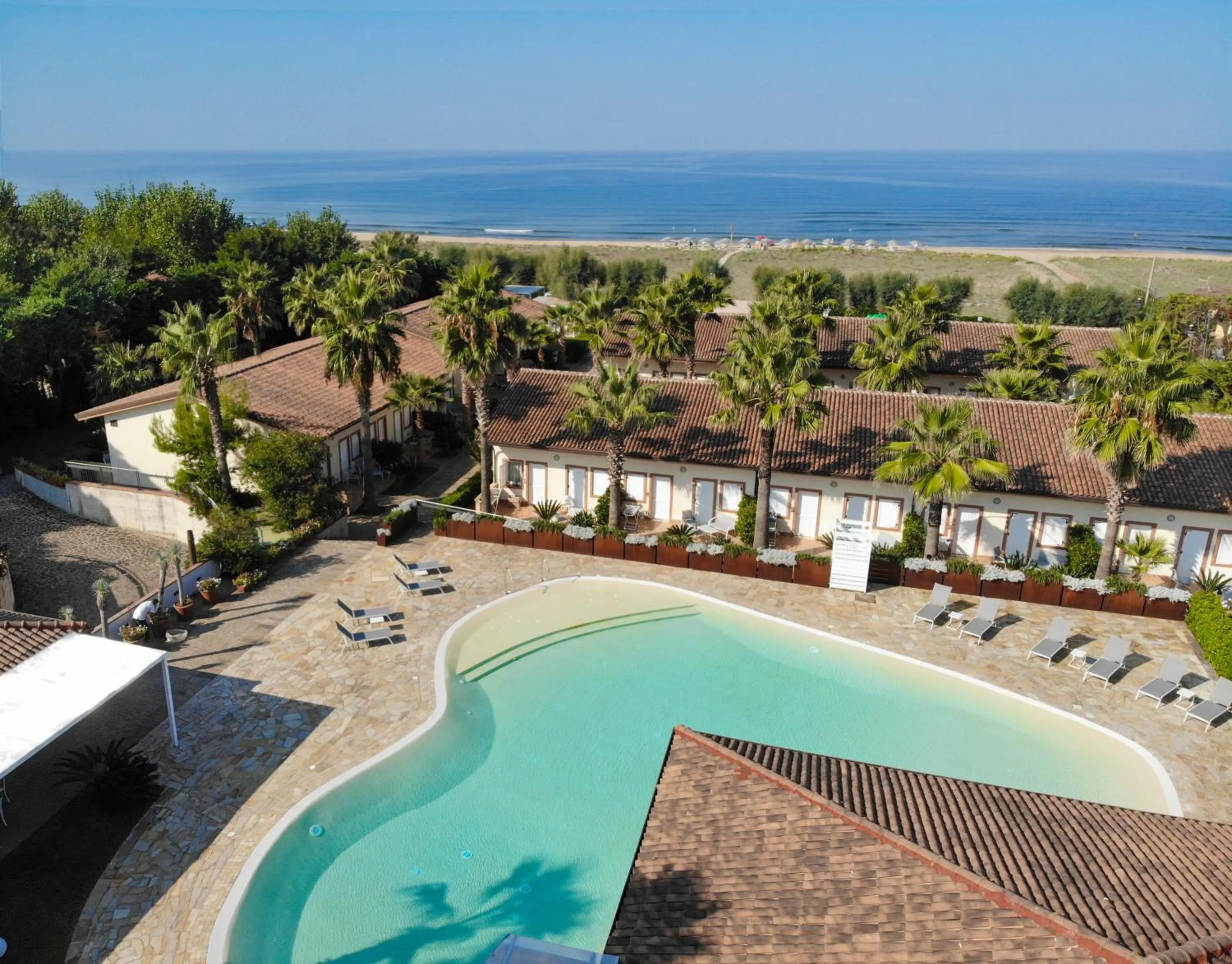 Natural landscape in Paestum Inn Beach Resort
