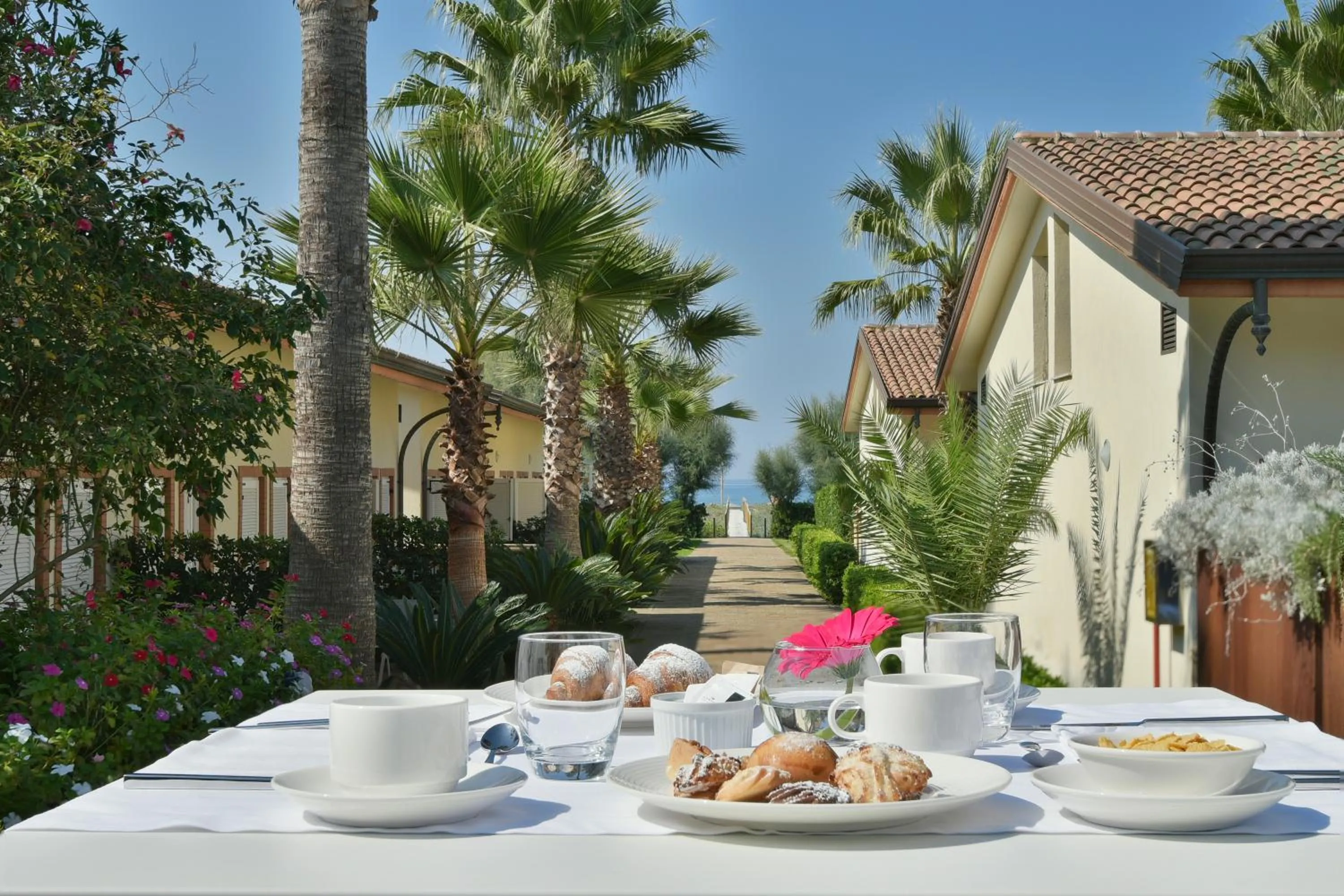 Natural landscape in Paestum Inn Beach Resort