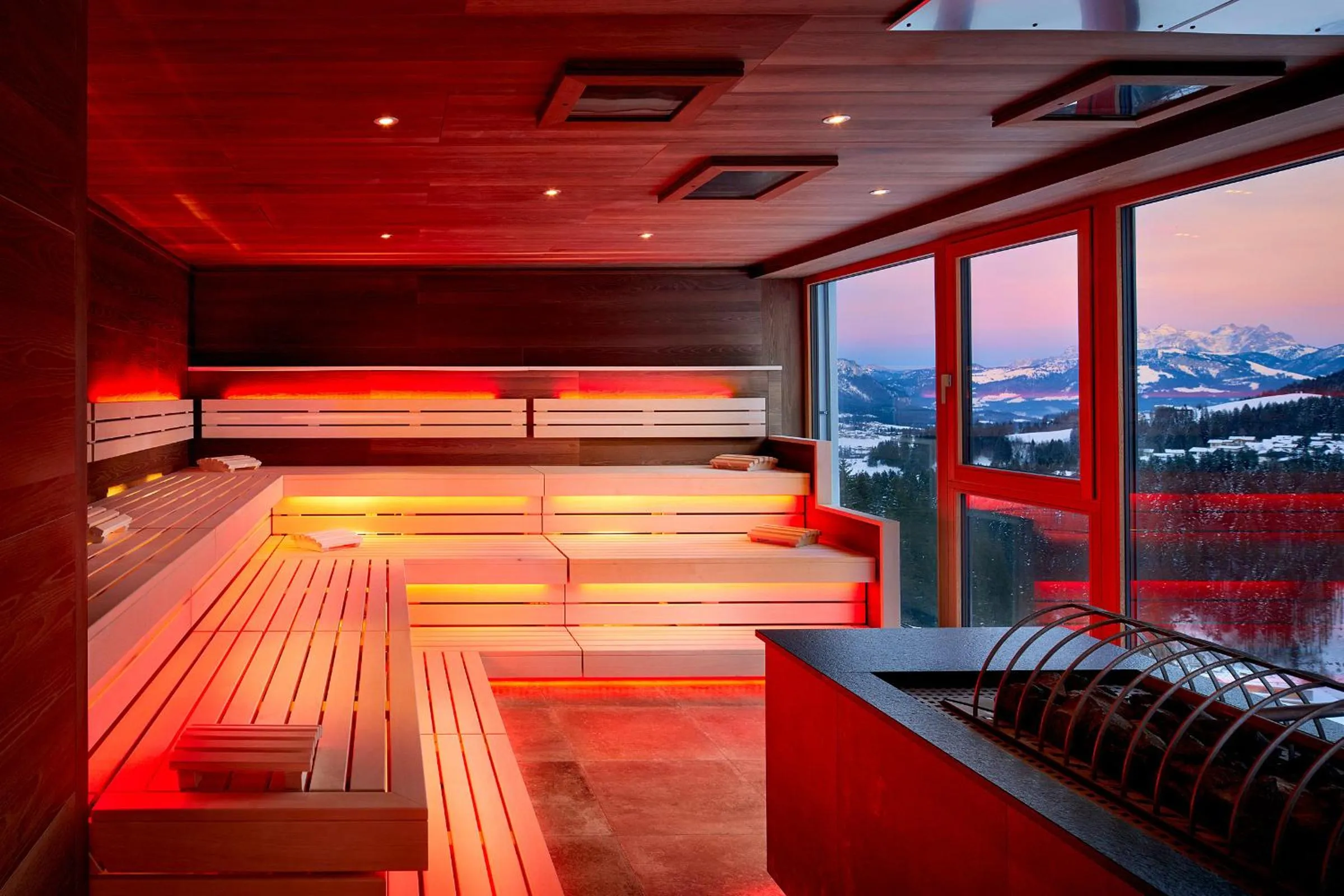 Sauna, Bed in Kaiserhof Superior