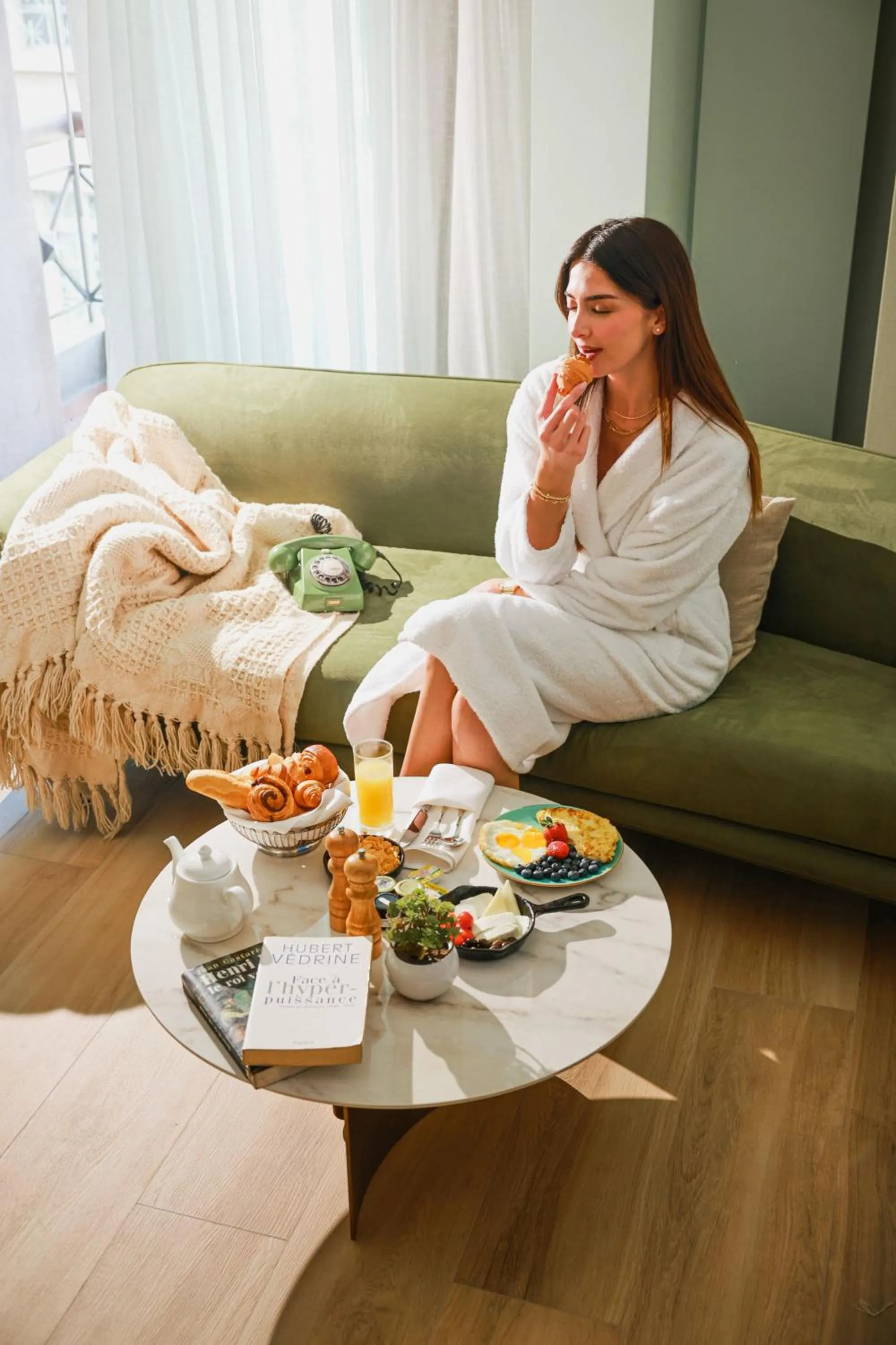 Dining area in ParkTower Suites