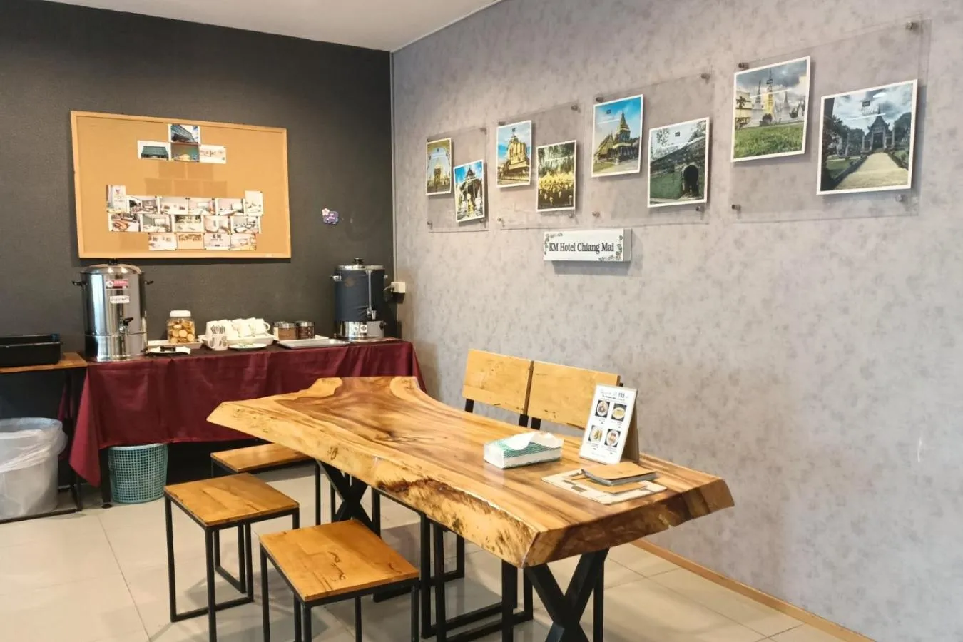 Dining area in Km Hotel Chiang Mai