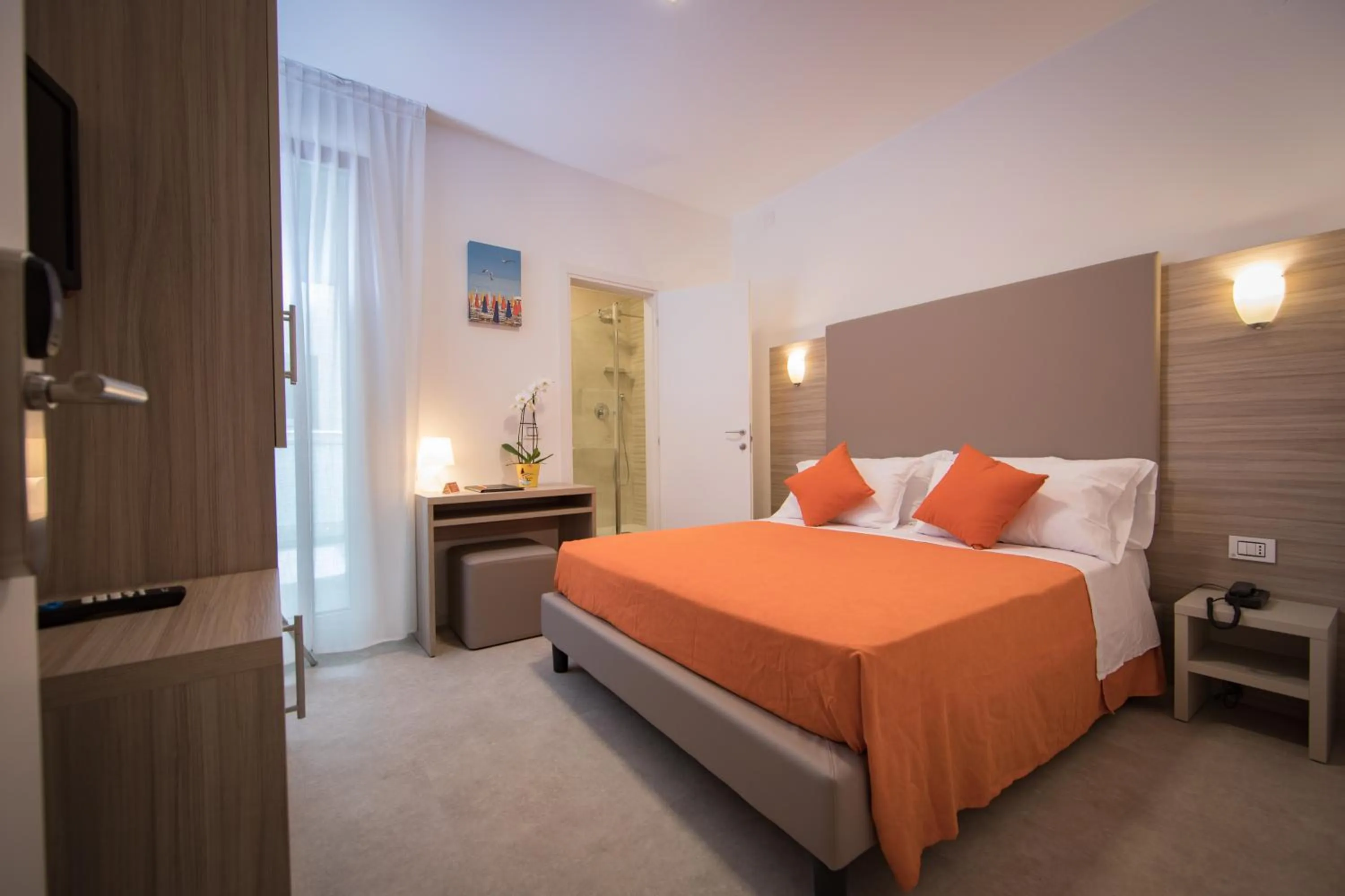 Bed in Hotel Simi Lan