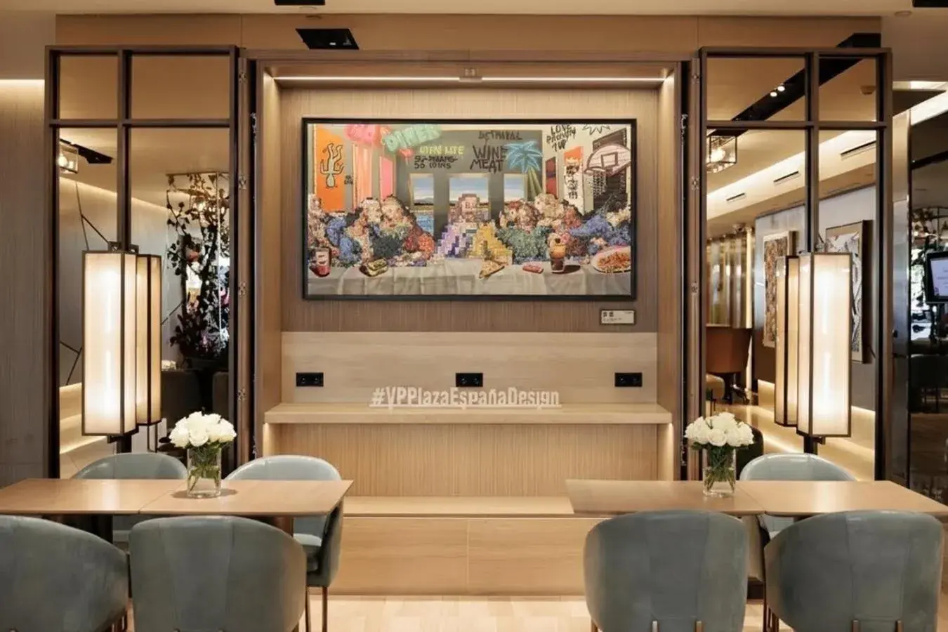 Lobby or reception in VP Plaza España Design Lobby or reception in VP Plaza España Design