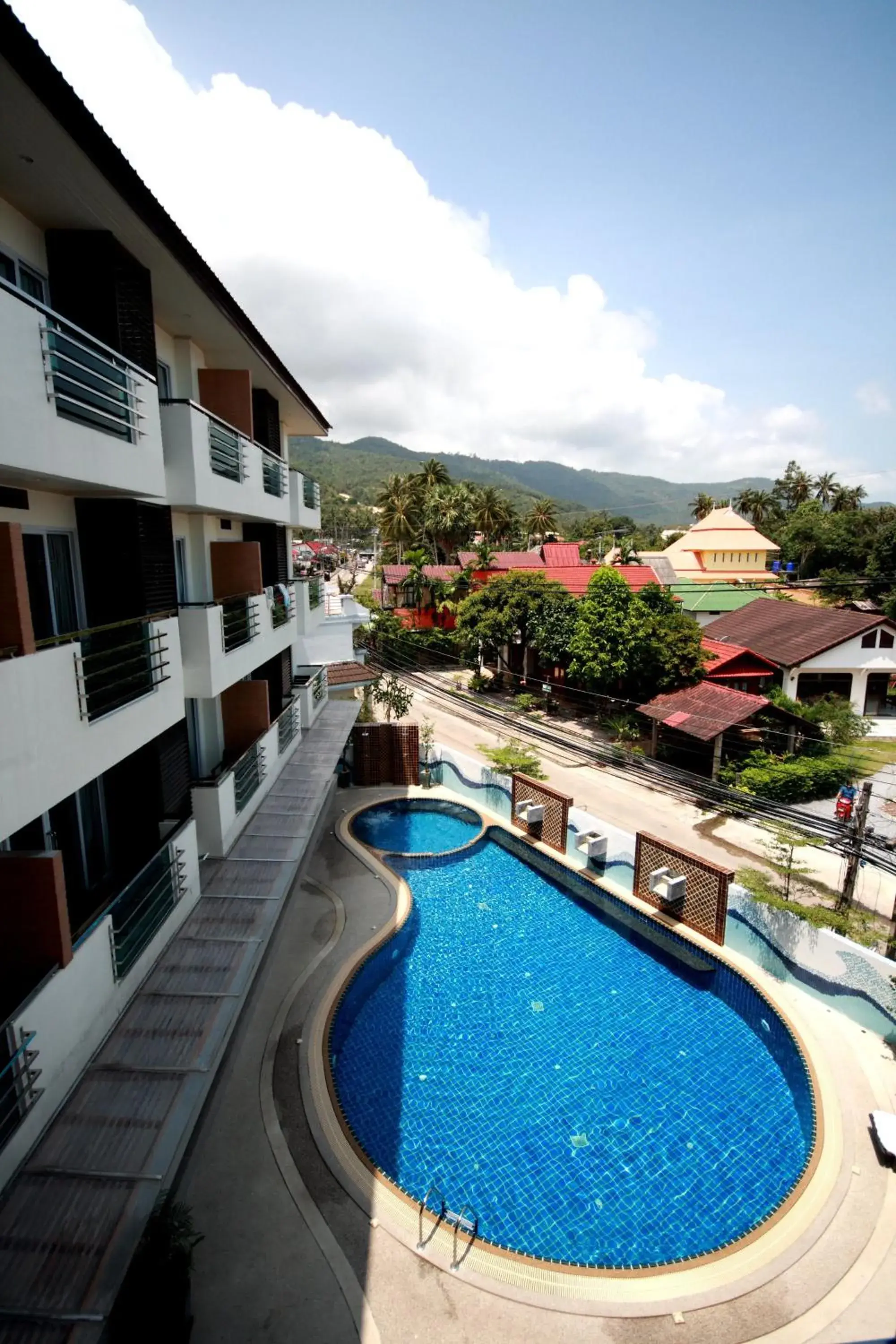 Pool view in First Residence Hotel Pool view in First Residence Hotel