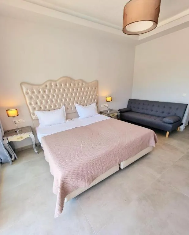 Bed in Enjoy Lichnos Bay Village, Camping, Hotel and Apartments