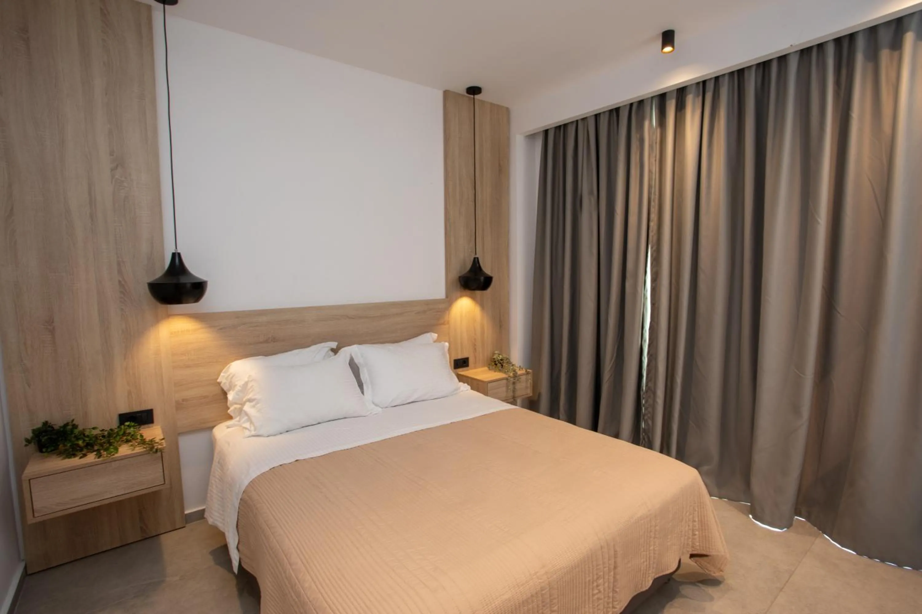 Bed in Enjoy Lichnos Bay Village, Camping, Hotel and Apartments