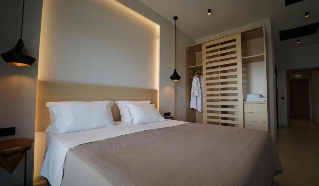 Bed in Enjoy Lichnos Bay Village, Camping, Hotel and Apartments