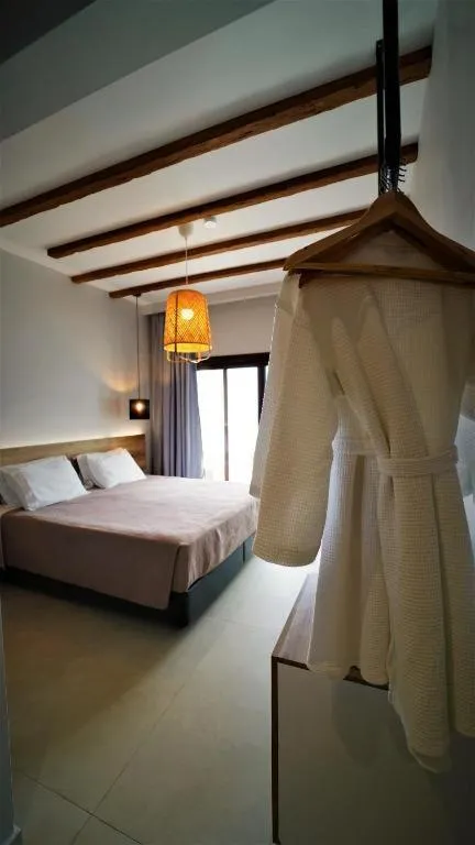 Bed in Enjoy Lichnos Bay Village, Camping, Hotel and Apartments