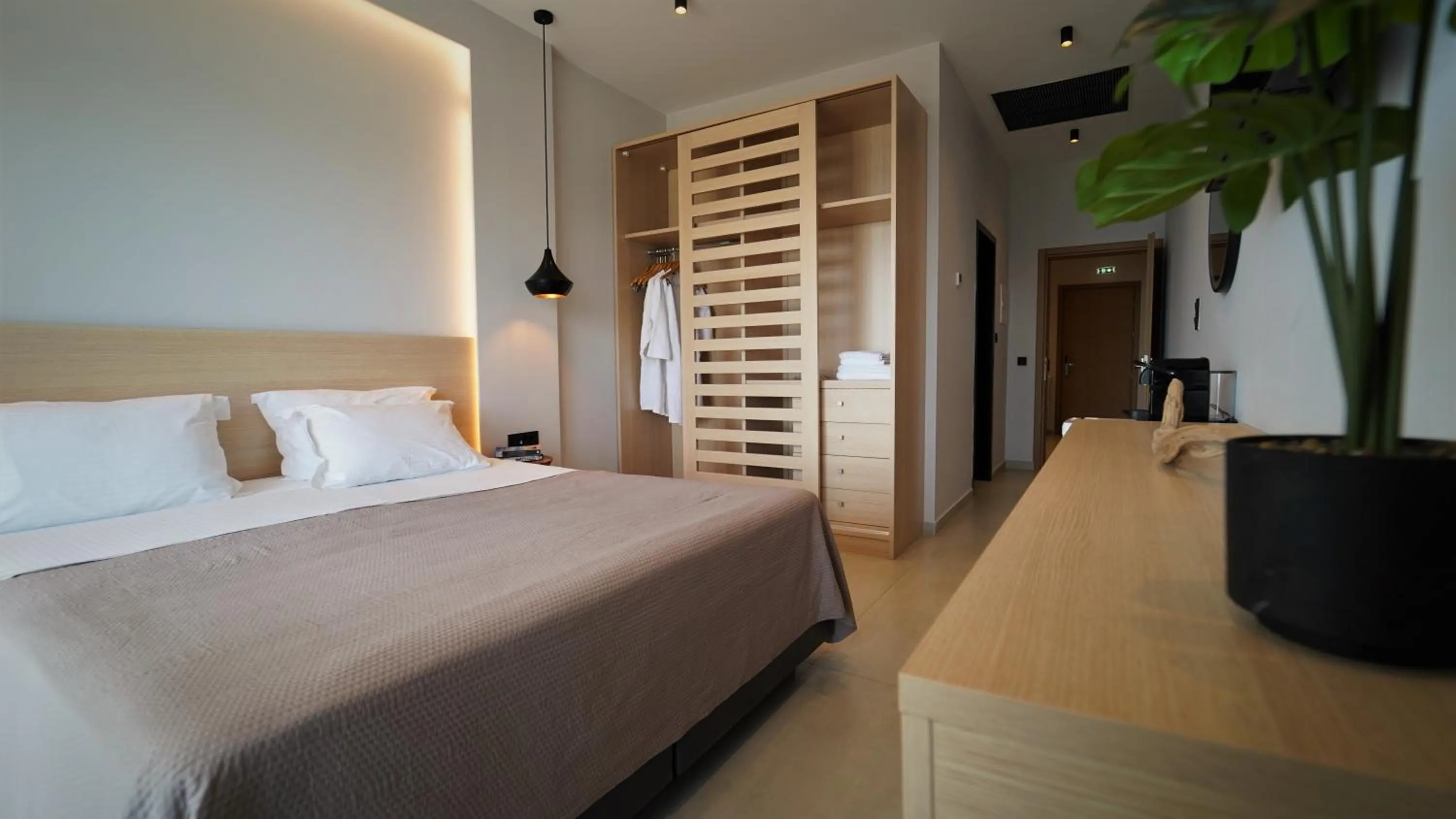 Bed in Enjoy Lichnos Bay Village, Camping, Hotel and Apartments