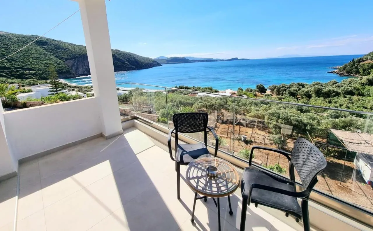 Balcony/Terrace in Enjoy Lichnos Bay Village, Camping, Hotel and Apartments