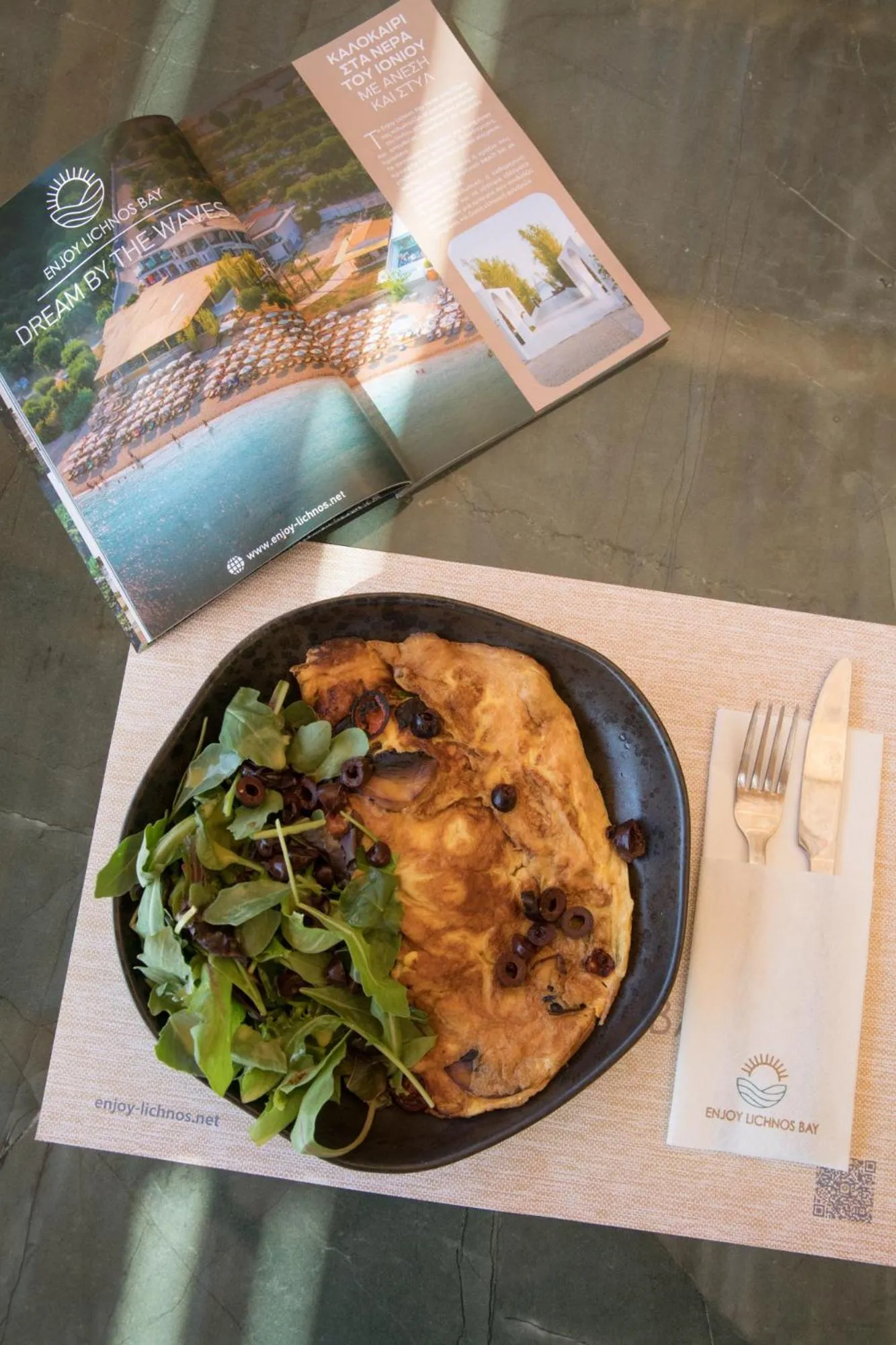 Food and drinks in Enjoy Lichnos Bay Village, Camping, Hotel and Apartments