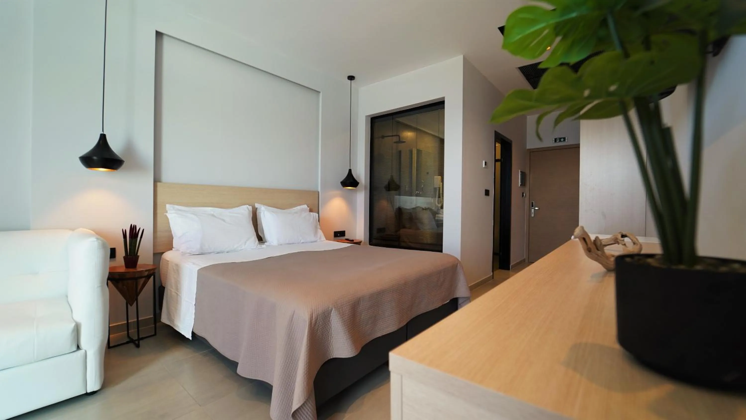 Bed in Enjoy Lichnos Bay Village, Camping, Hotel and Apartments