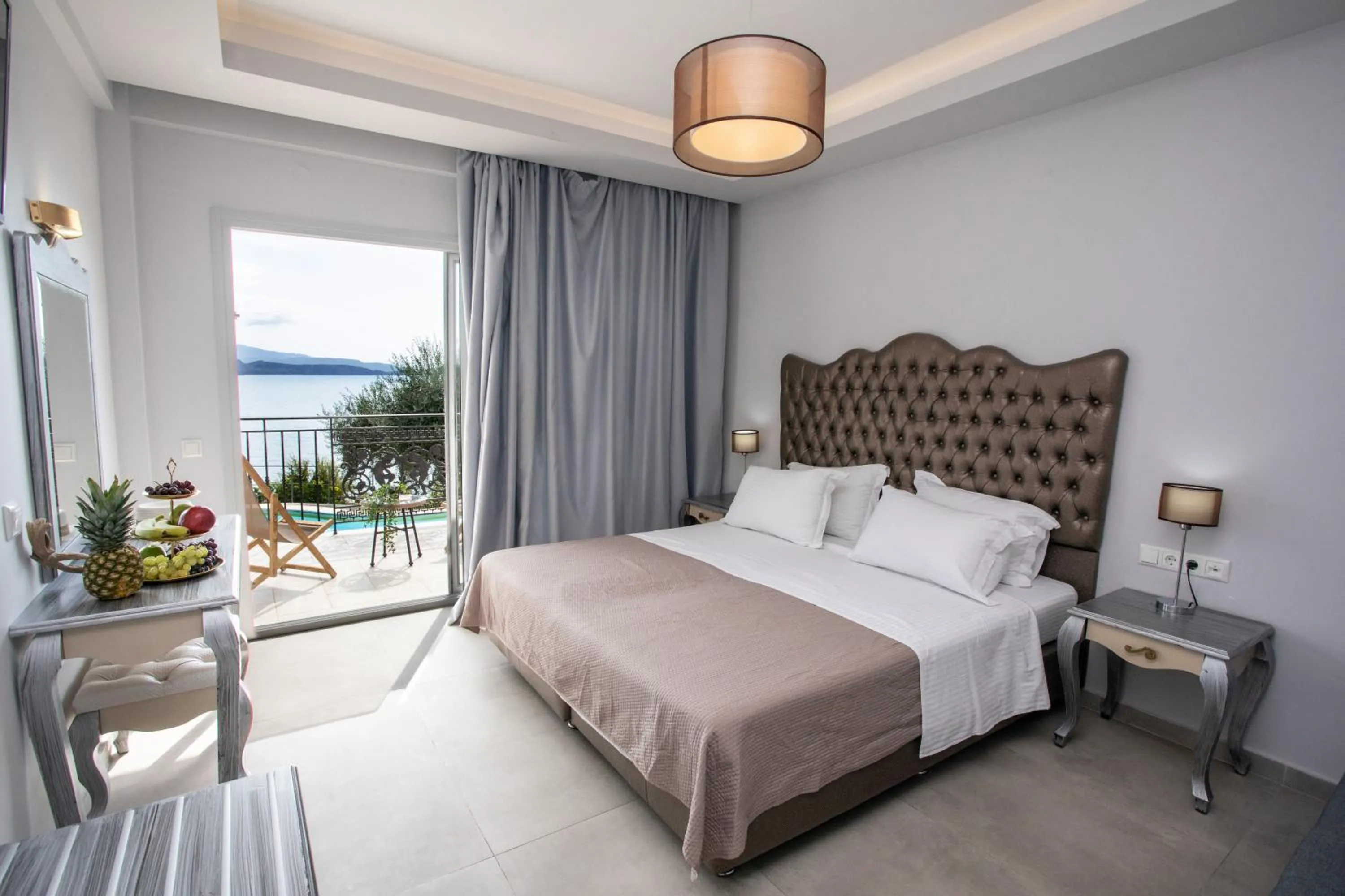 Bed in Enjoy Lichnos Bay Village, Camping, Hotel and Apartments