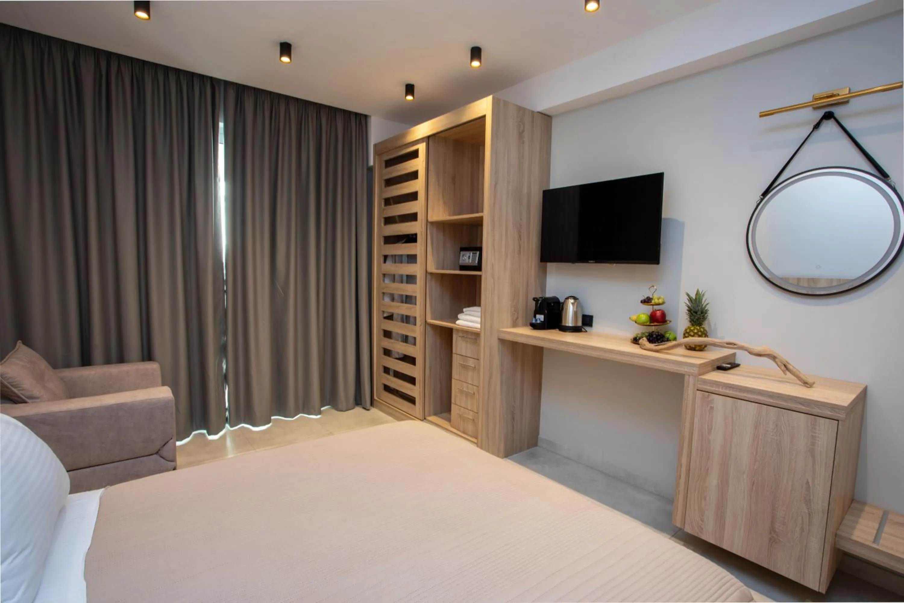 Bed in Enjoy Lichnos Bay Village, Camping, Hotel and Apartments