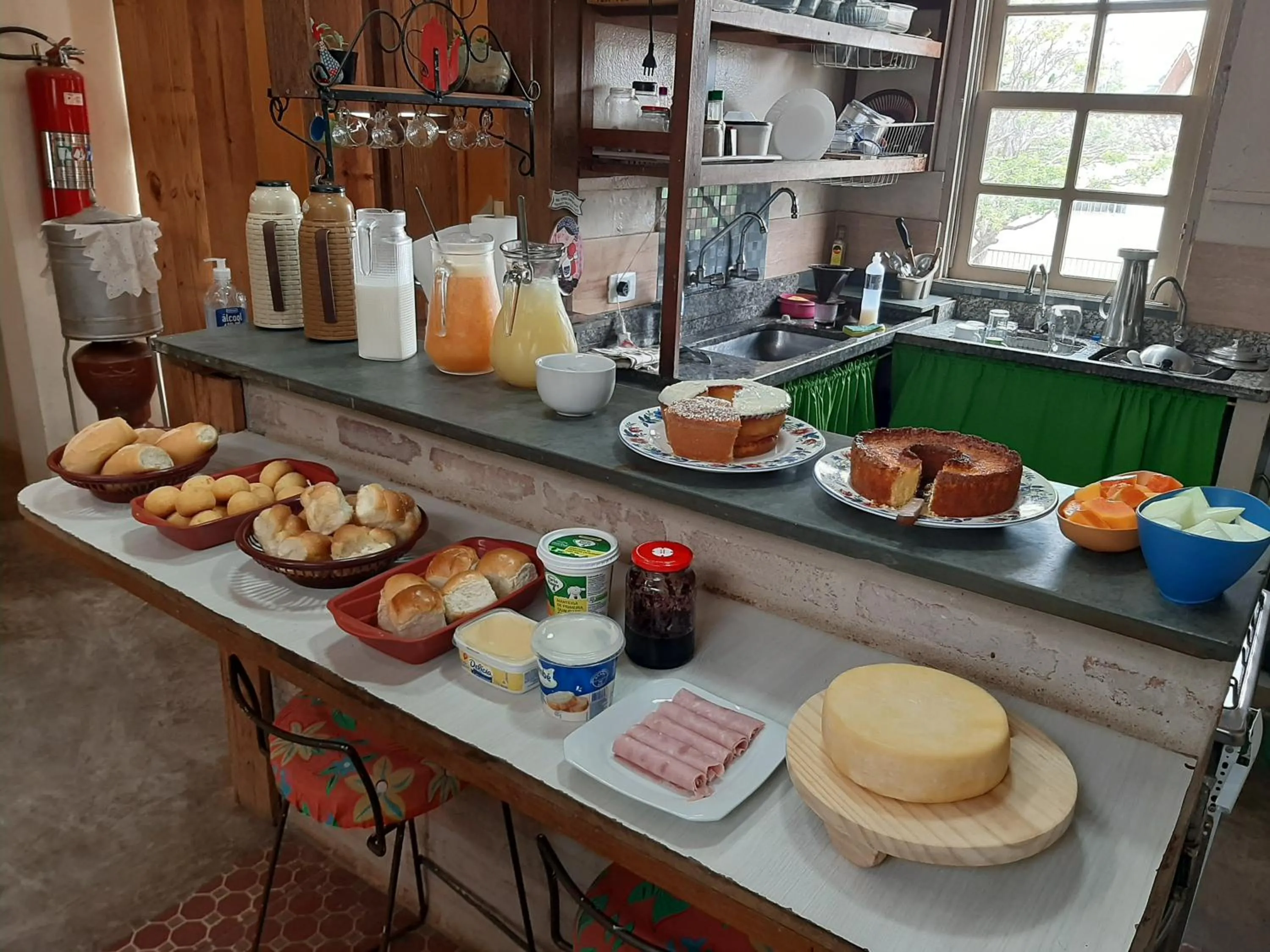 Food and drinks in Pousada Mundo Consciente