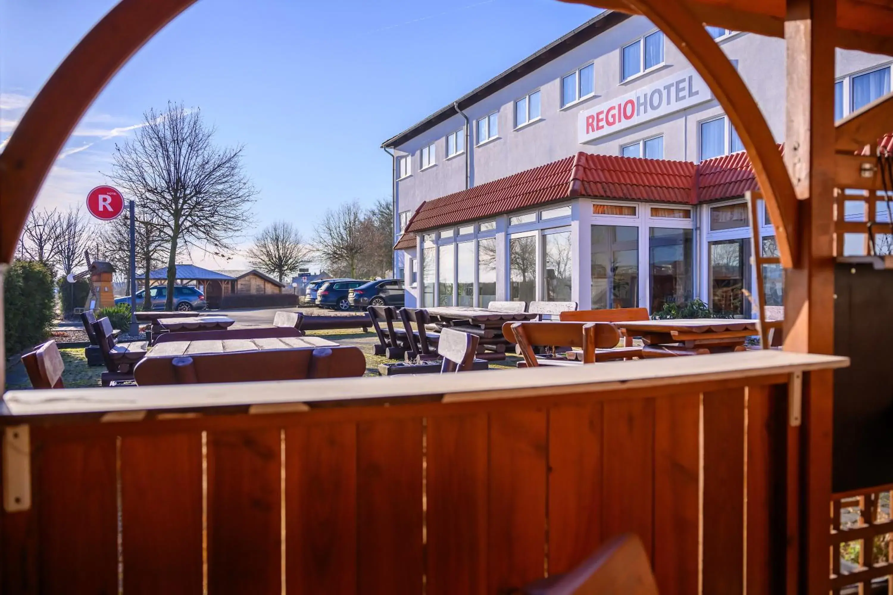 Property logo or sign in REGIOHOTEL Halle Leipzig Airport Property logo or sign in REGIOHOTEL Halle Leipzig Airport