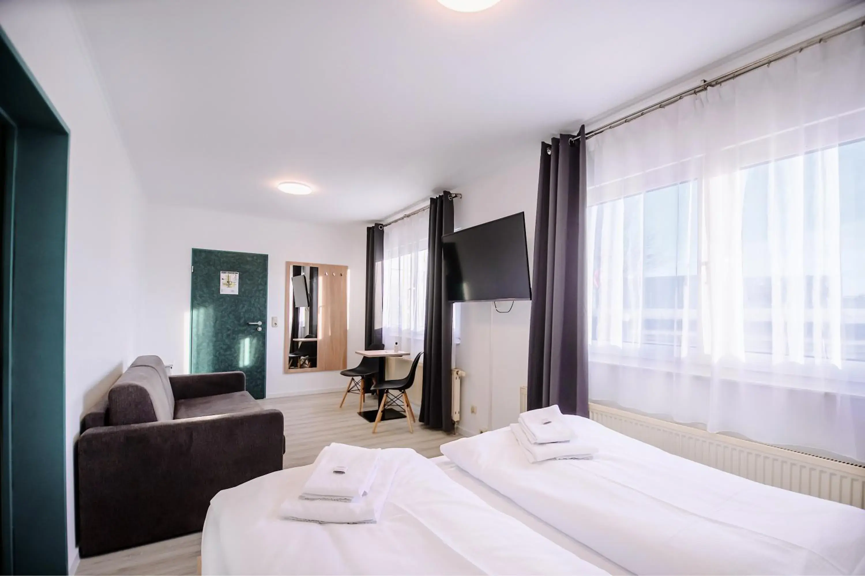 Bed in REGIOHOTEL Halle Leipzig Airport Bed in REGIOHOTEL Halle Leipzig Airport