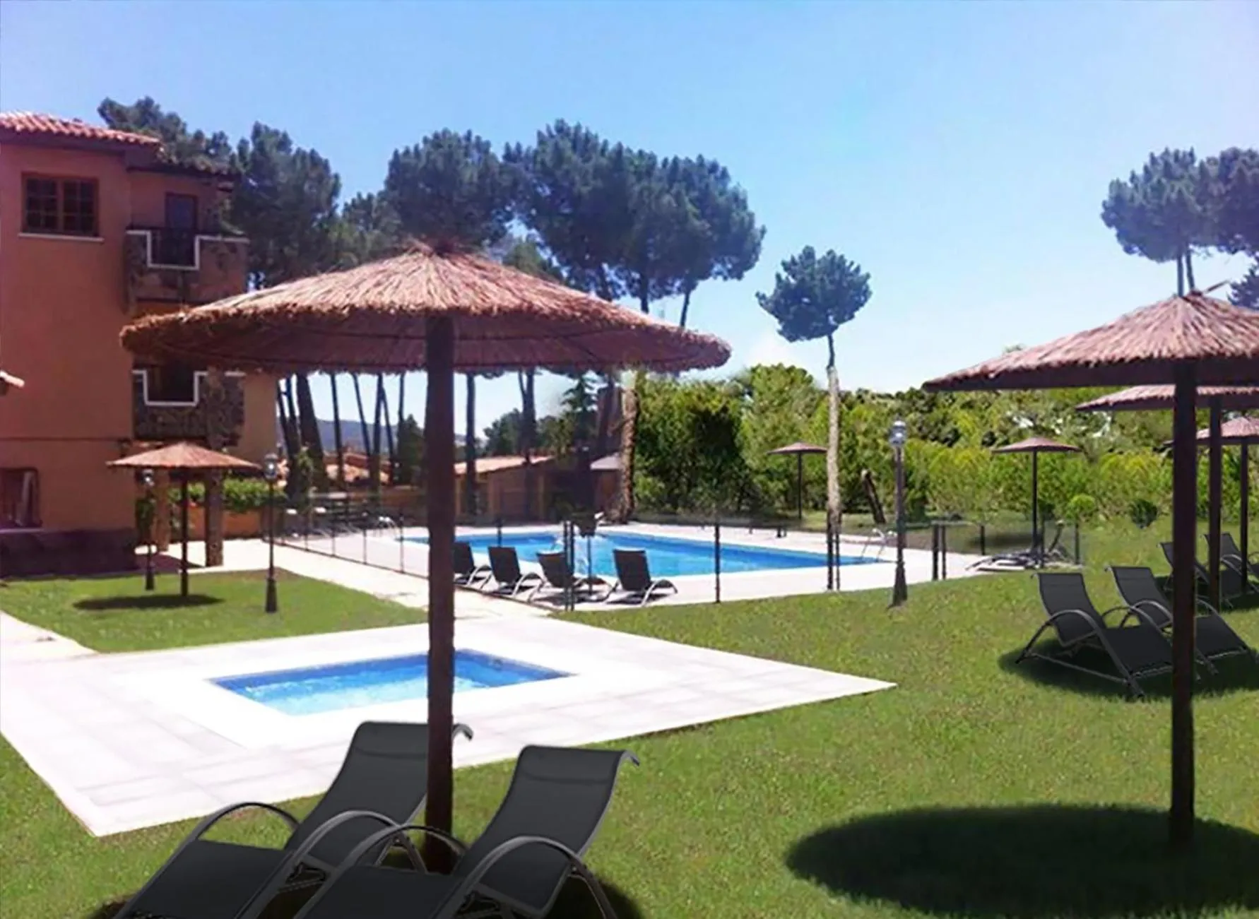 Garden in Hotel Rural Don Quijote