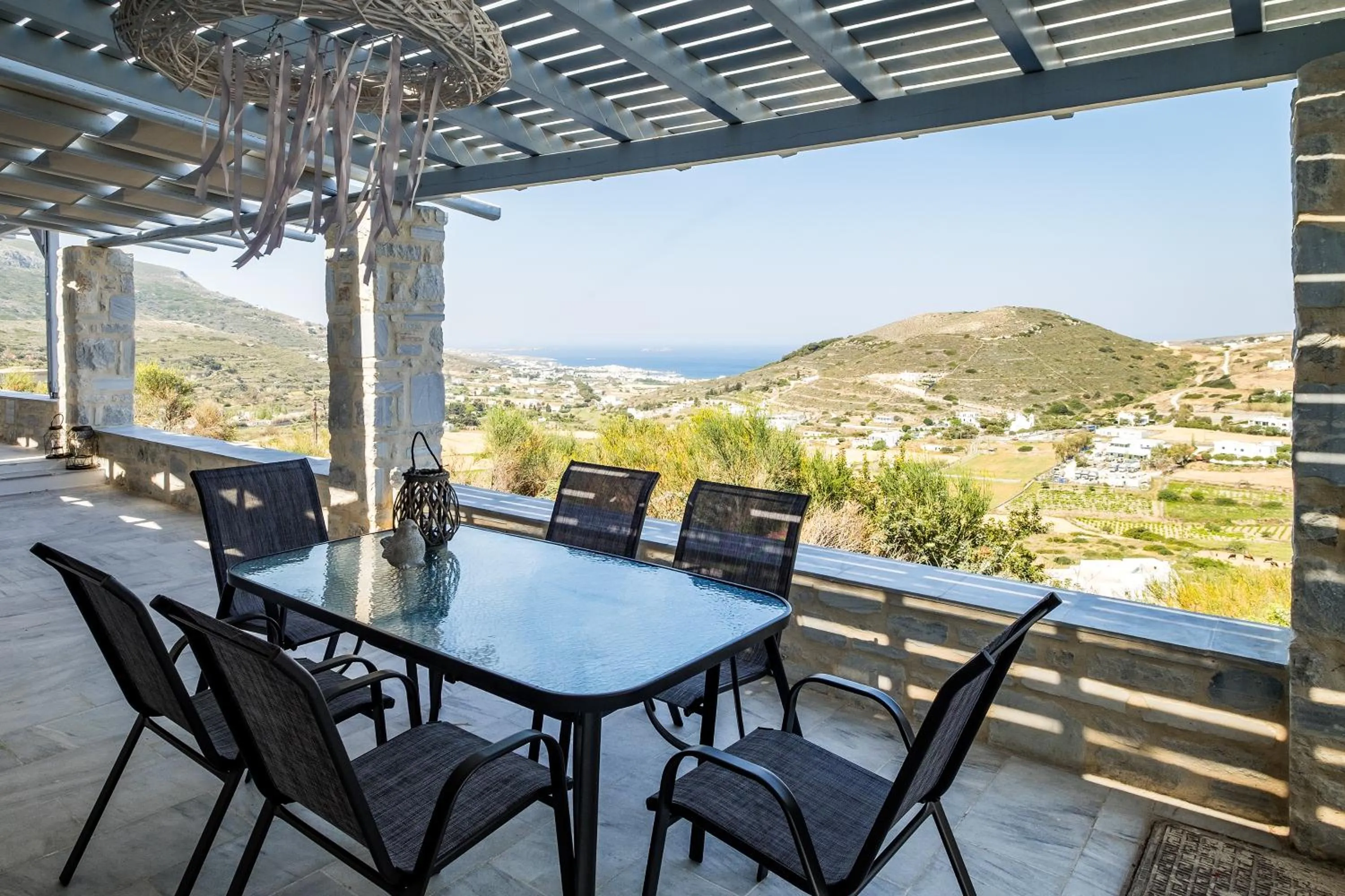 BBQ facilities in Paros Villas Nereids