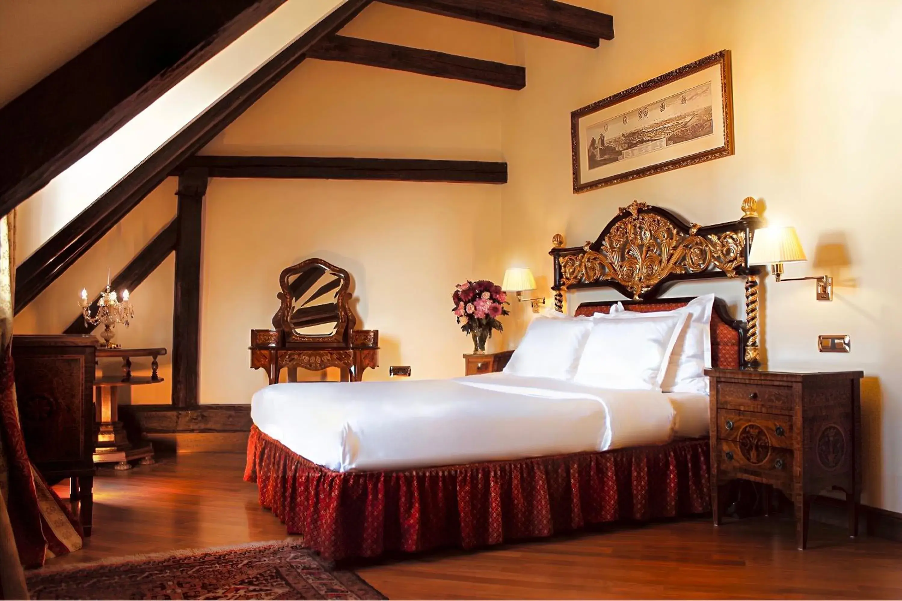 Bedroom, Bed in Alchymist Prague Castle Suites Hotel Bedroom, Bed in Alchymist Prague Castle Suites Hotel