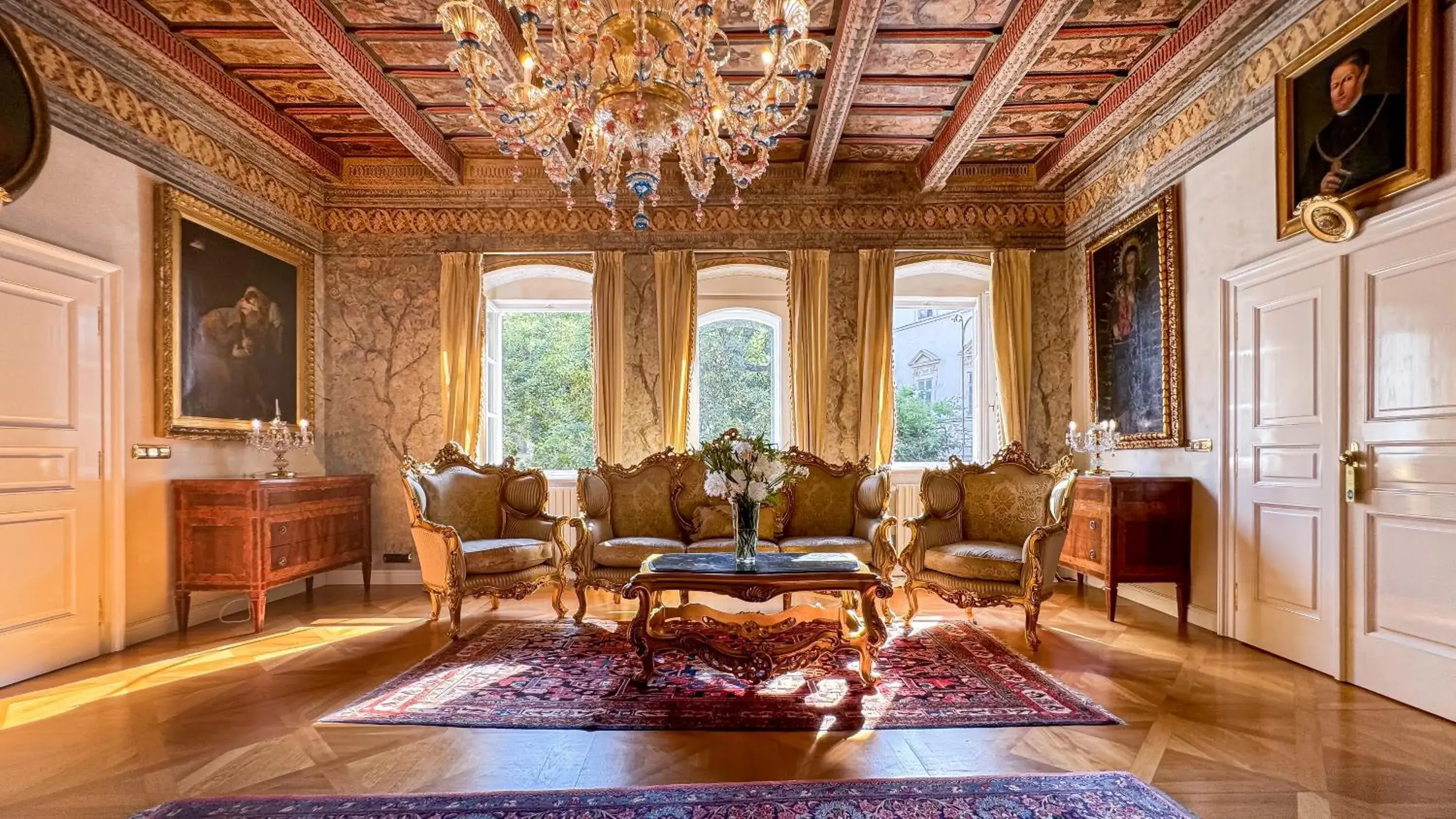 Living room in Alchymist Prague Castle Suites Hotel Living room in Alchymist Prague Castle Suites Hotel