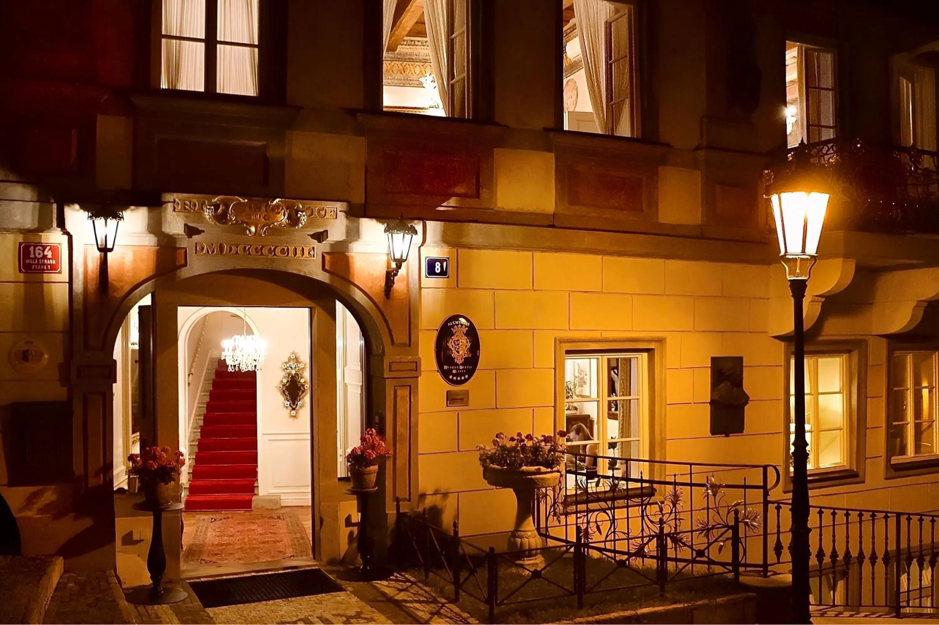 Property building in Alchymist Prague Castle Suites Hotel
