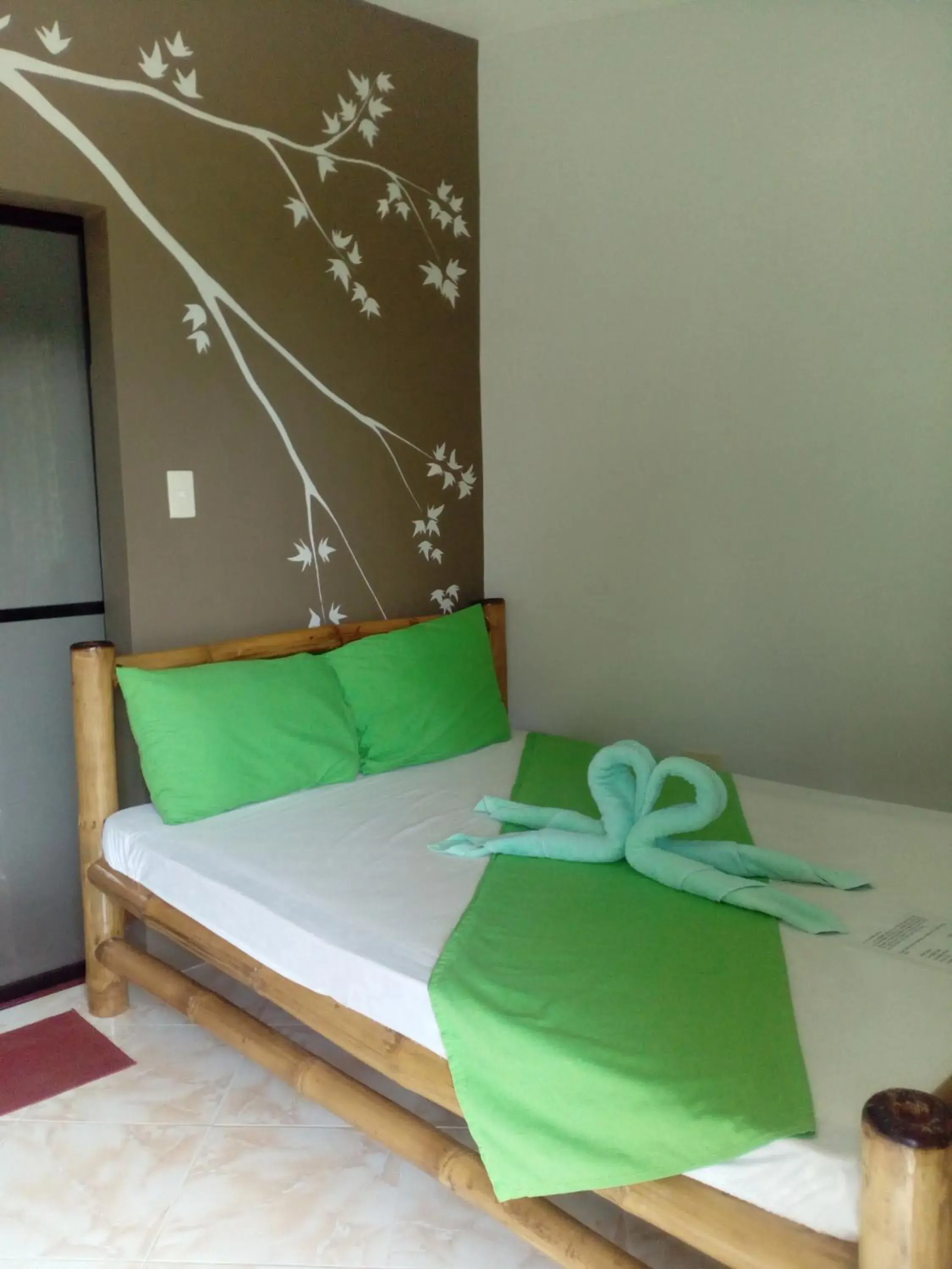 Bed in Greenhut Pension & Bar Bed in Greenhut Pension & Bar