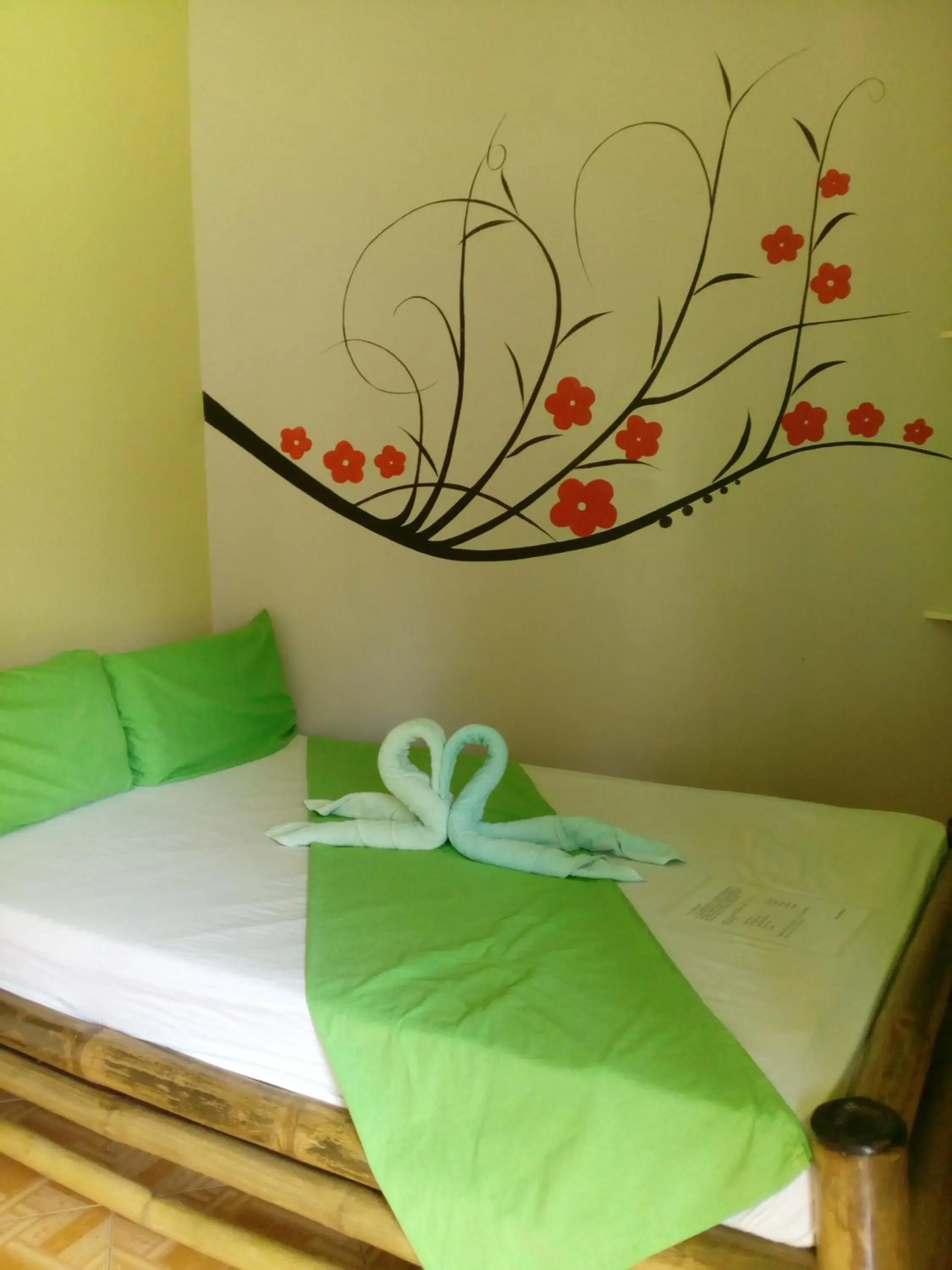 Bed in Greenhut Pension & Bar Bed in Greenhut Pension & Bar