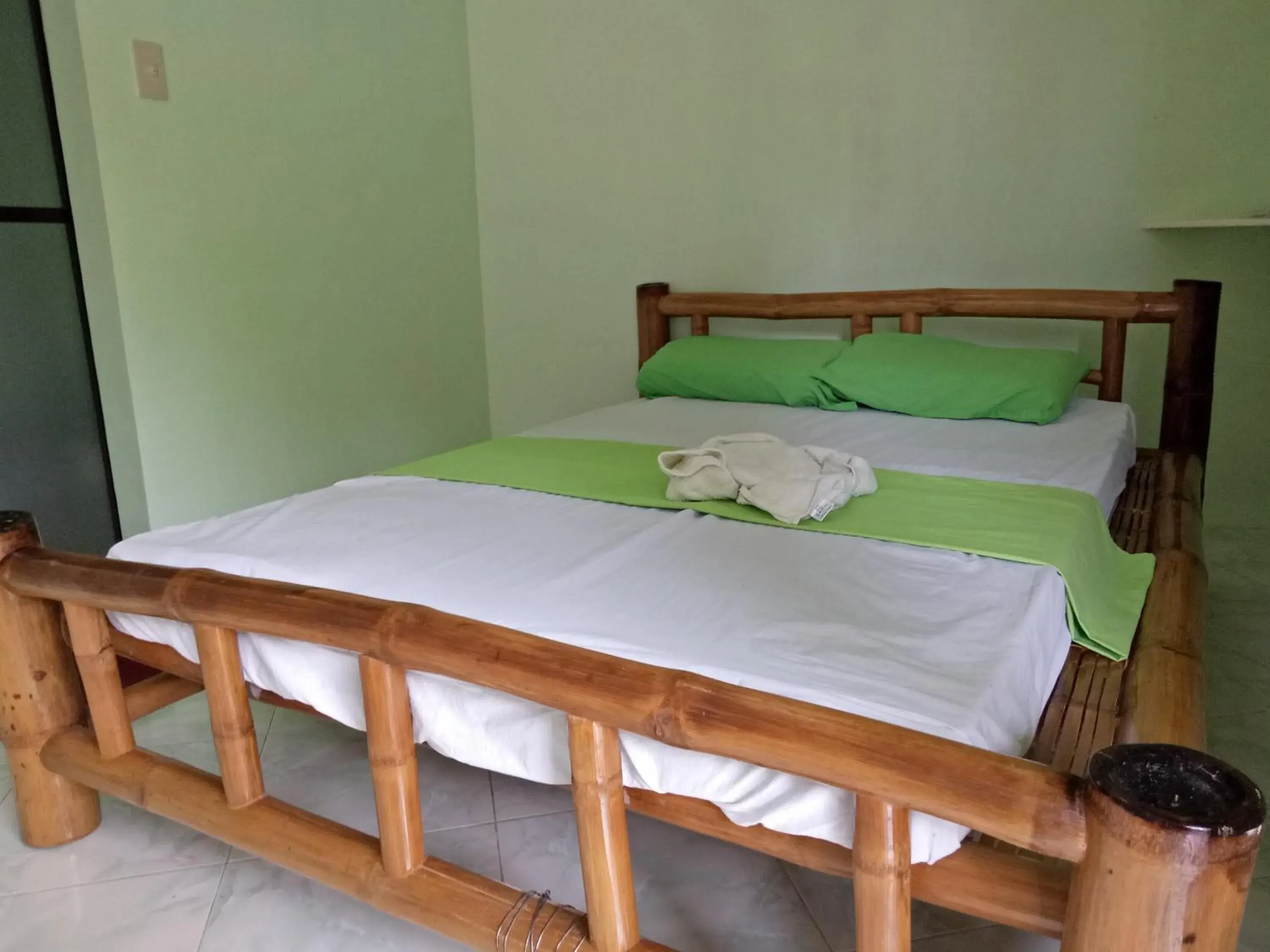 Bed in Greenhut Pension & Bar Bed in Greenhut Pension & Bar