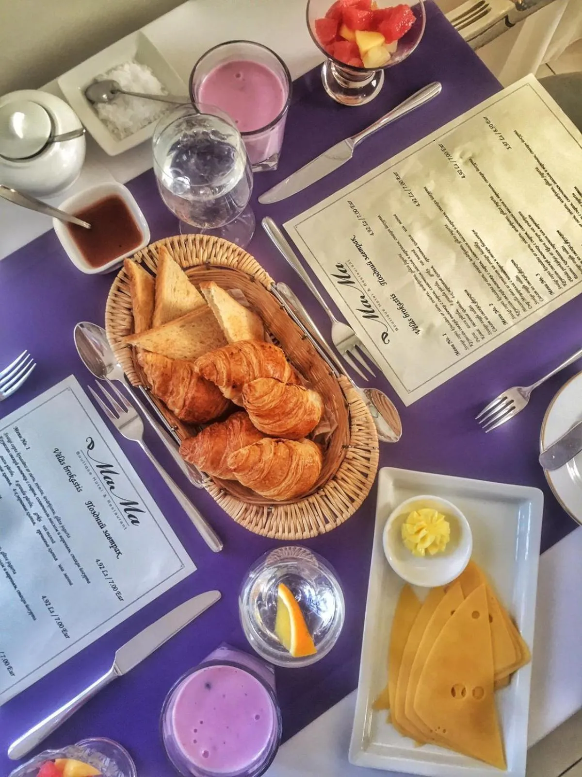 Breakfast in Boutique Hotel Mama