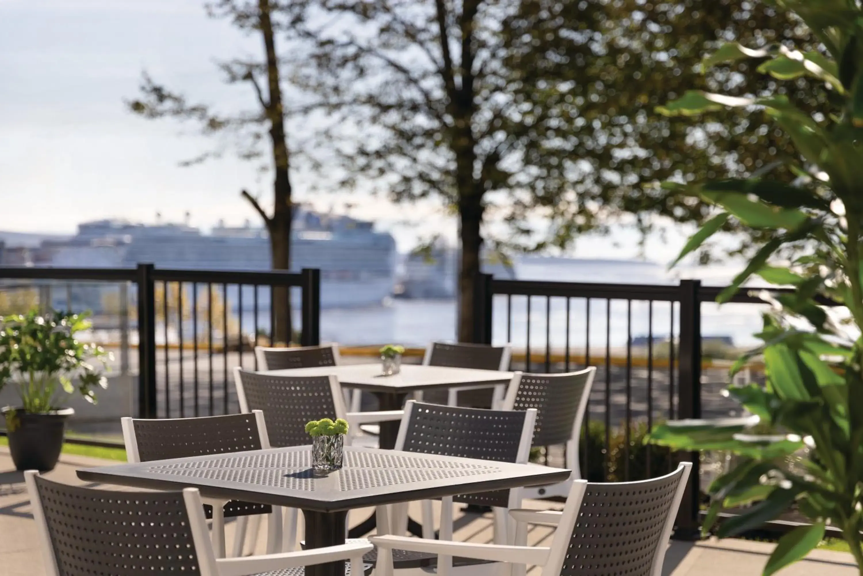 Patio in Crowne Plaza Saint John Harbour View by IHG Patio in Crowne Plaza Saint John Harbour View by IHG