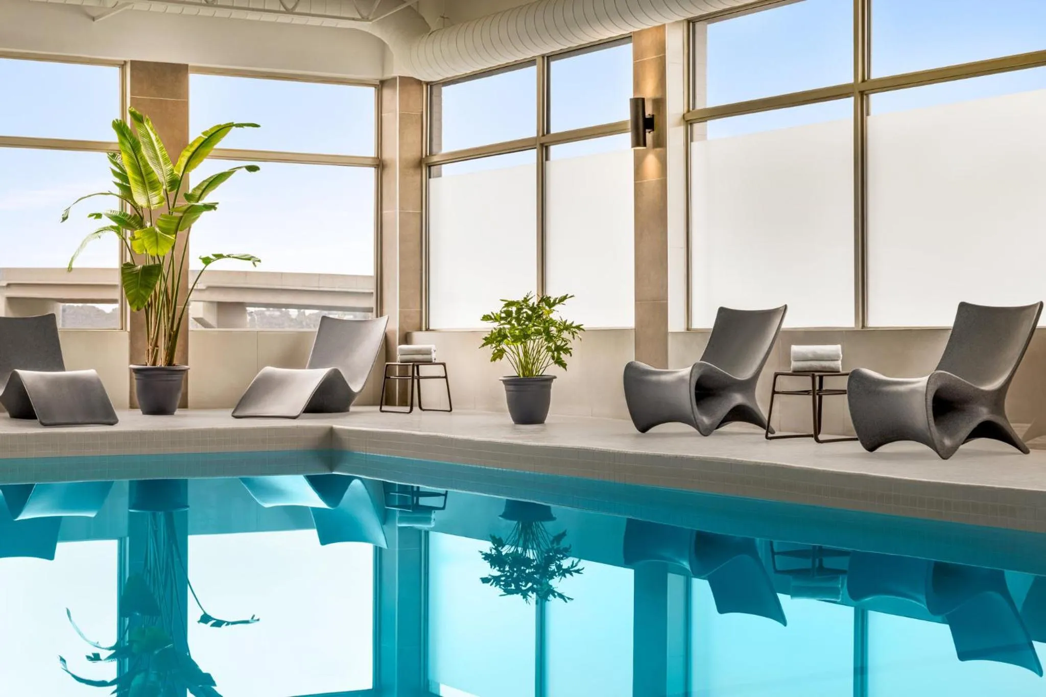 Swimming pool in Crowne Plaza Saint John Harbour View by IHG