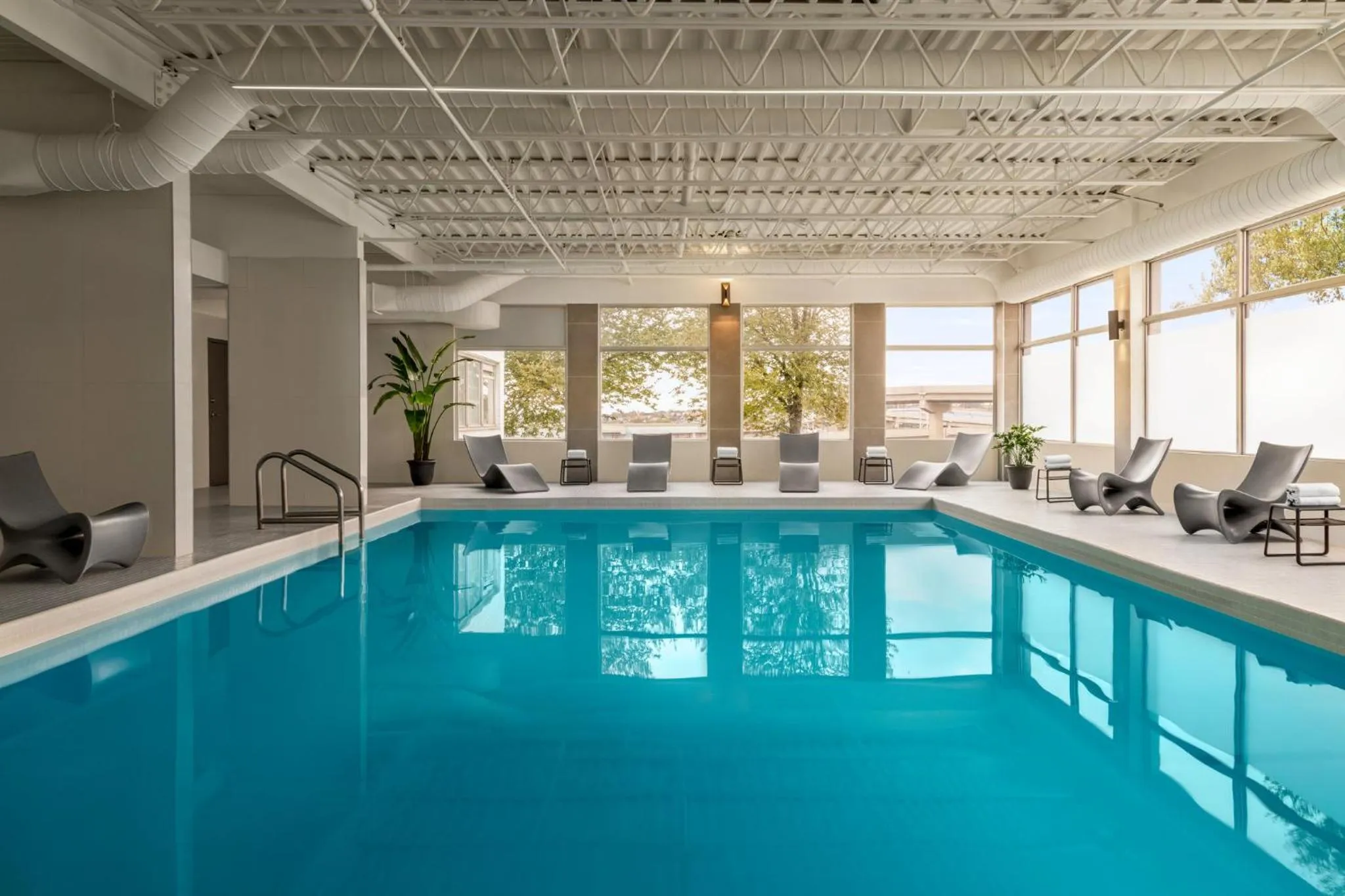 Swimming pool in Crowne Plaza Saint John Harbour View by IHG